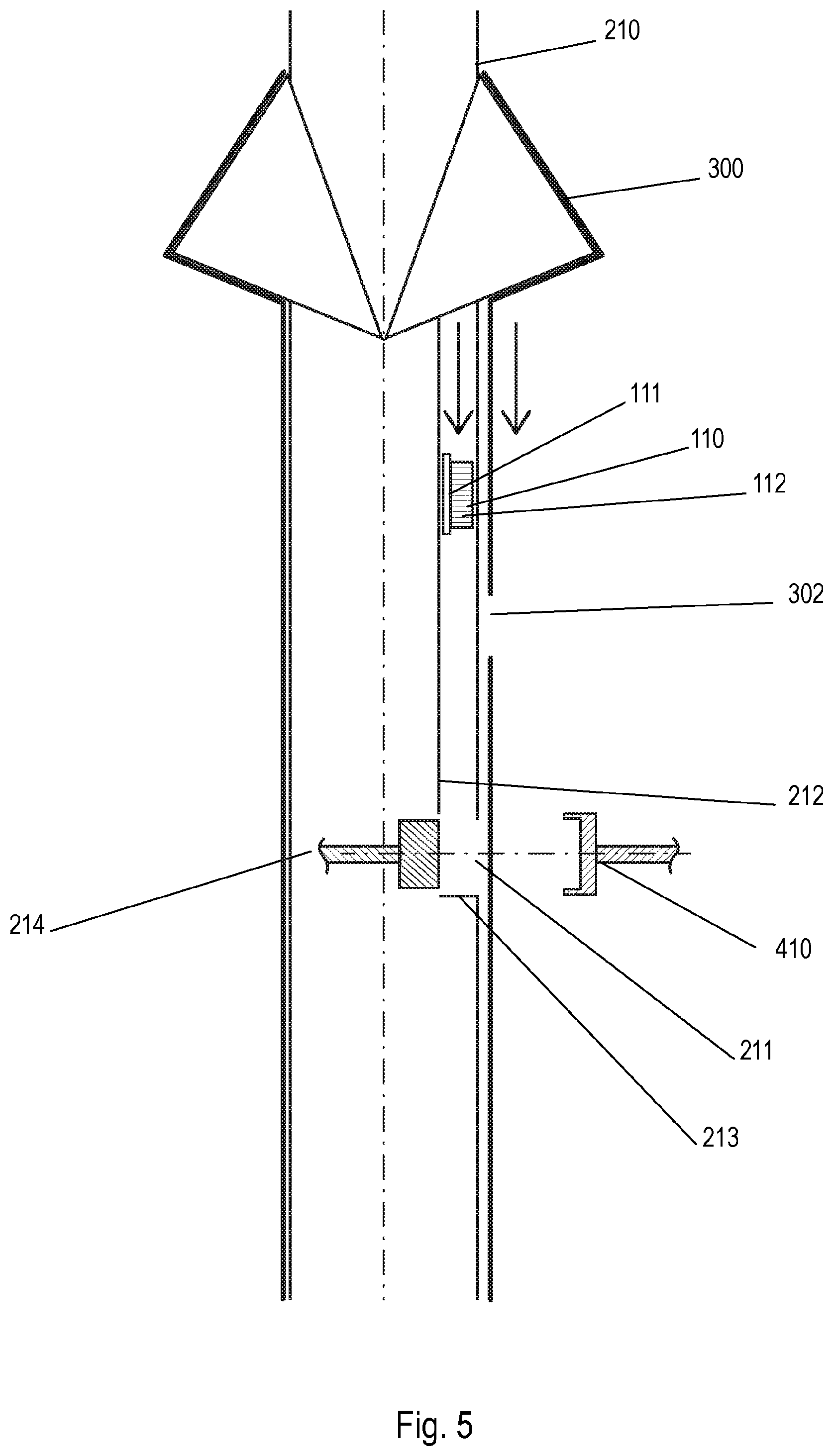 Patent US12129069 Figure 5 – System and method for producing packages provided with a reversible closing system
