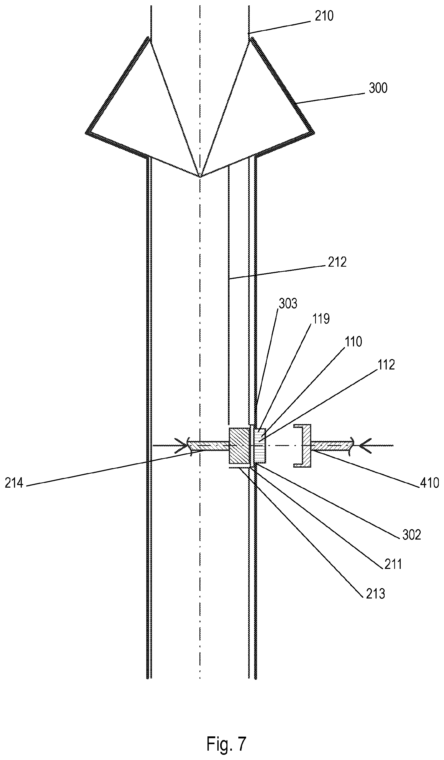 Patent US12129069 Figure 7 – System and method for producing packages provided with a reversible closing system