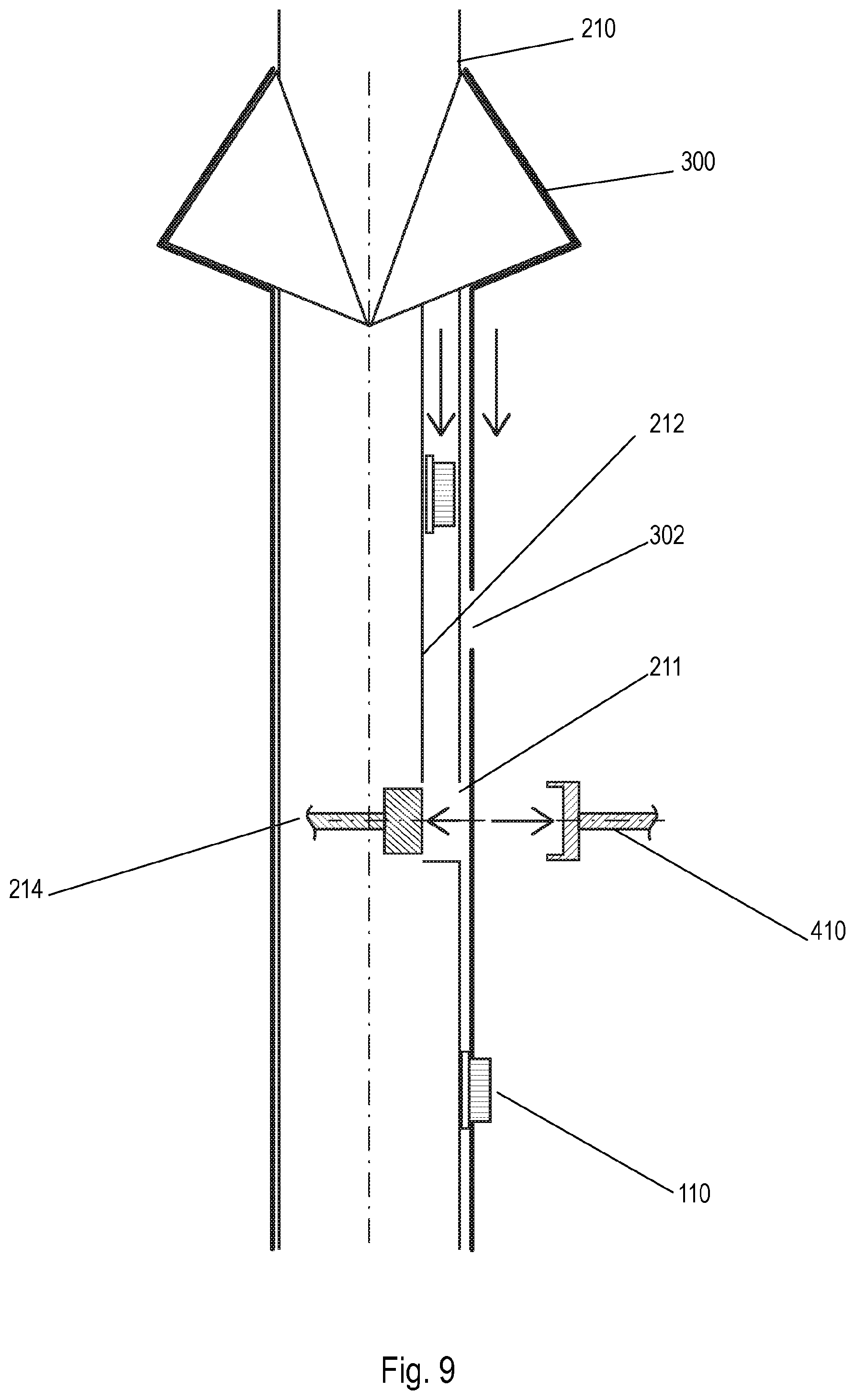 Patent US12129069 Figure 9 – System and method for producing packages provided with a reversible closing system
