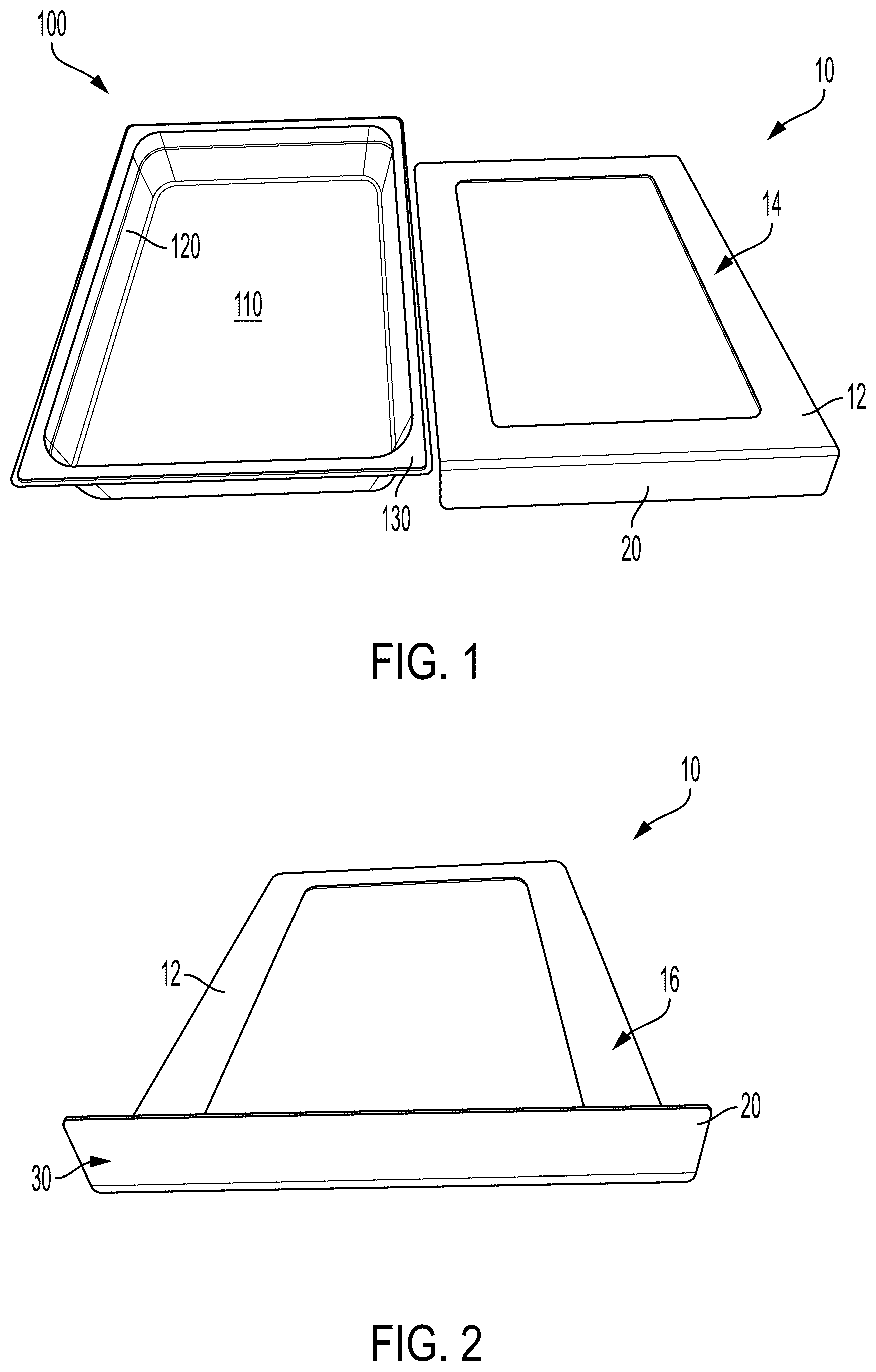 Patent US12129074 Figure 1 – Food container stacking device