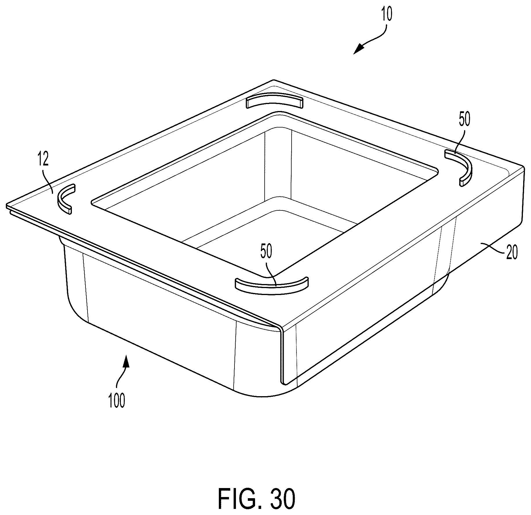 Patent US12129074 Figure 16 – Food container stacking device