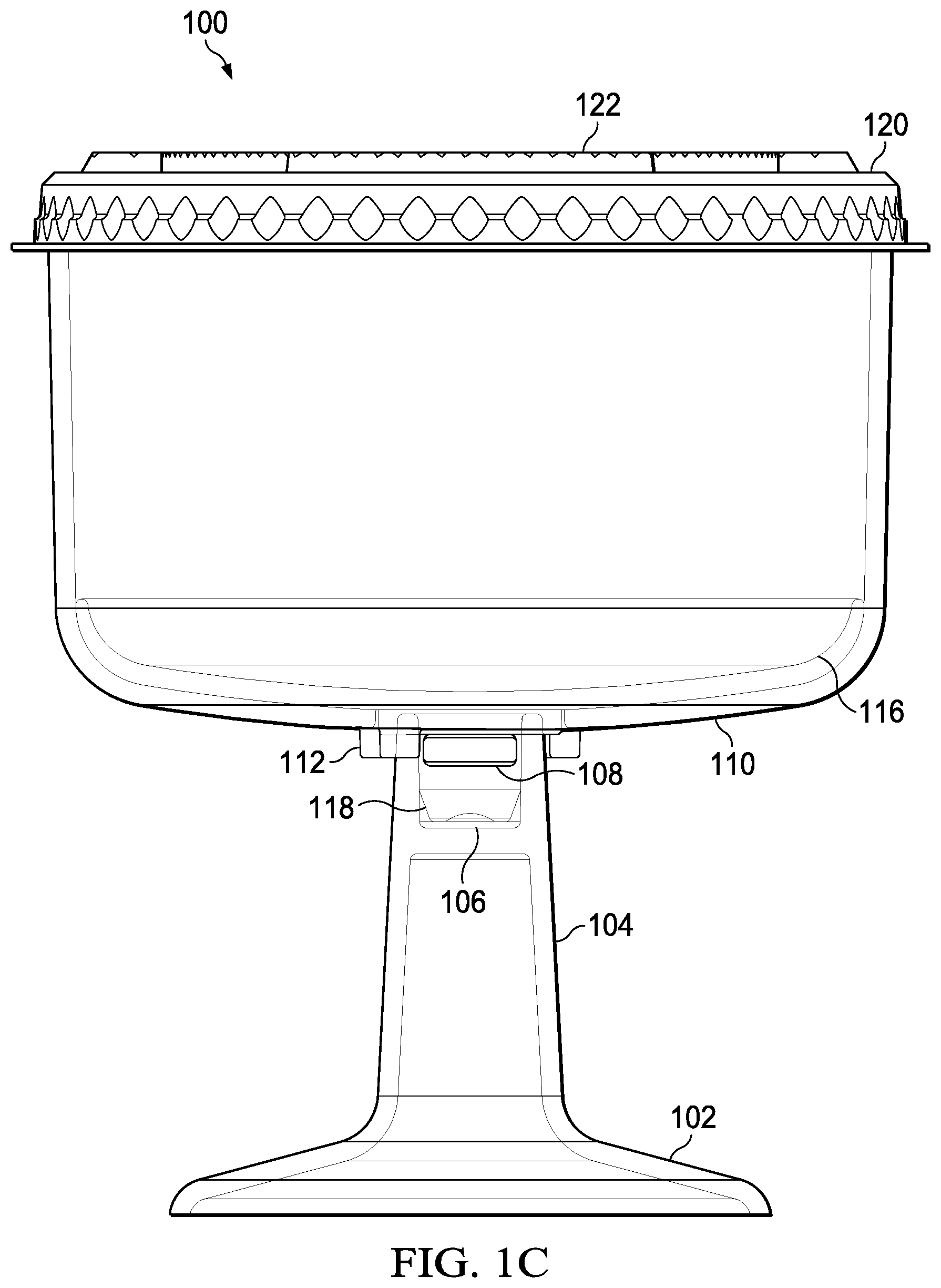 Patent US12129075 Figure 3 – Apparatus for storing and extracting an edible substance