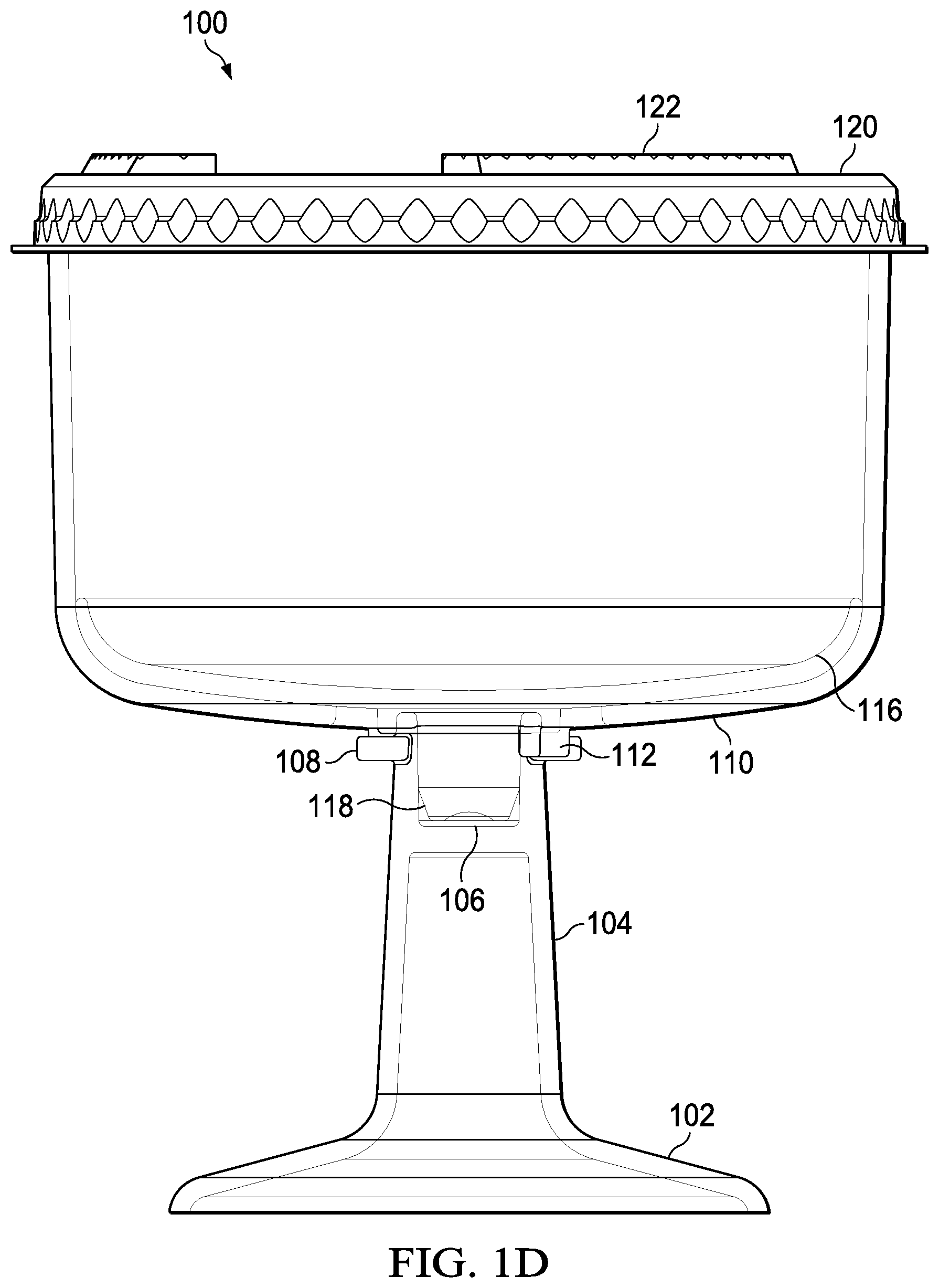 Patent US12129075 Figure 4 – Apparatus for storing and extracting an edible substance