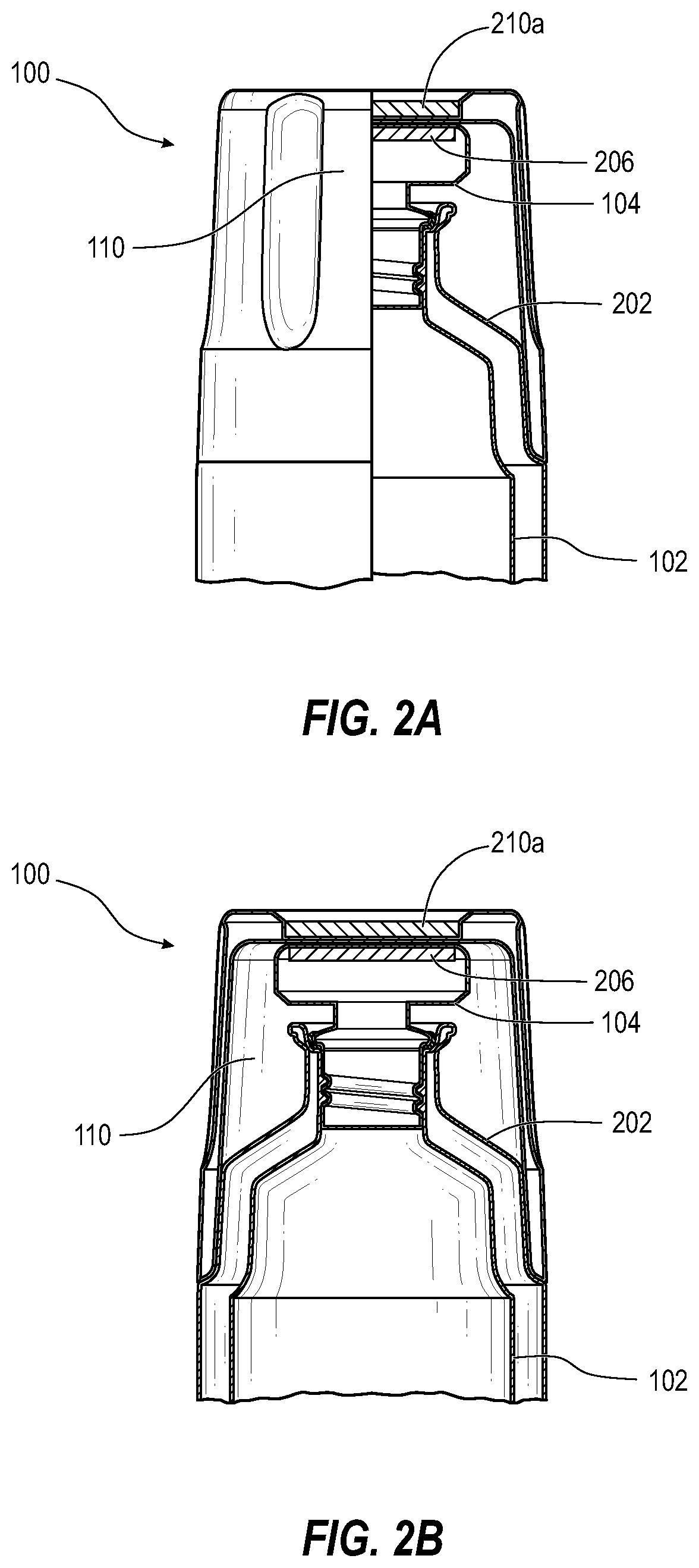 Patent US12129076 Figure 7 – Flask with attached tumblers