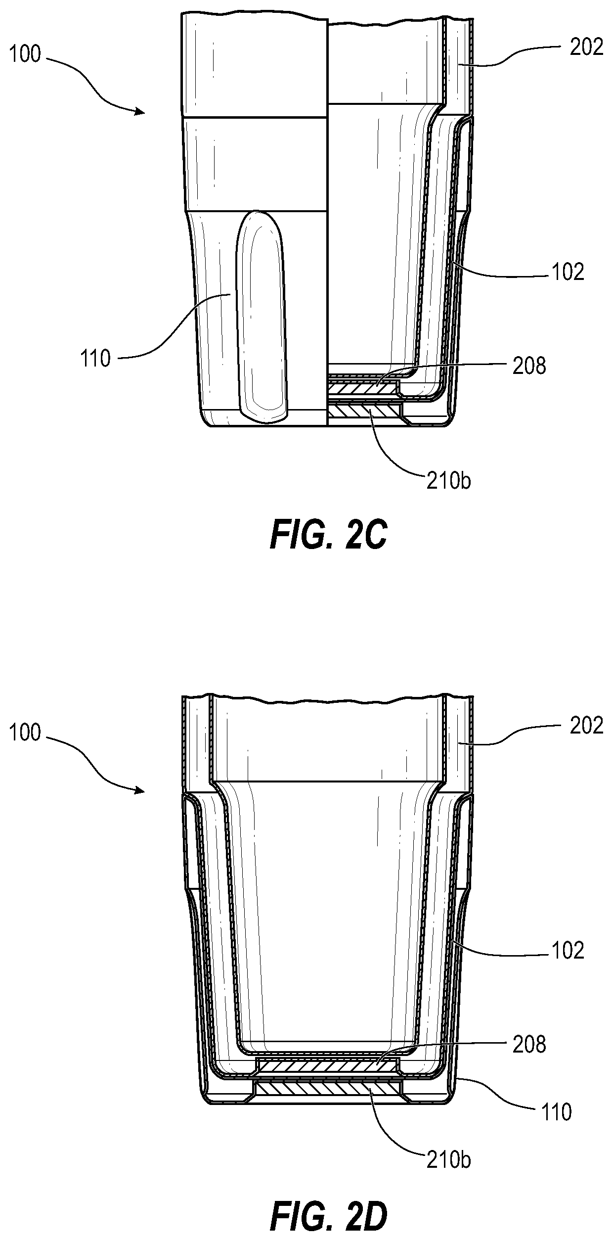 Patent US12129076 Figure 8 – Flask with attached tumblers