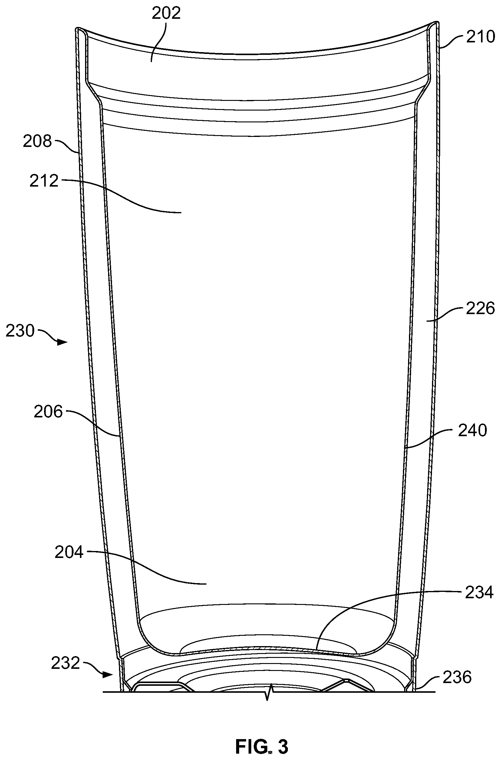 Patent US12129078 Figure 3 – Surface coating of drinkware