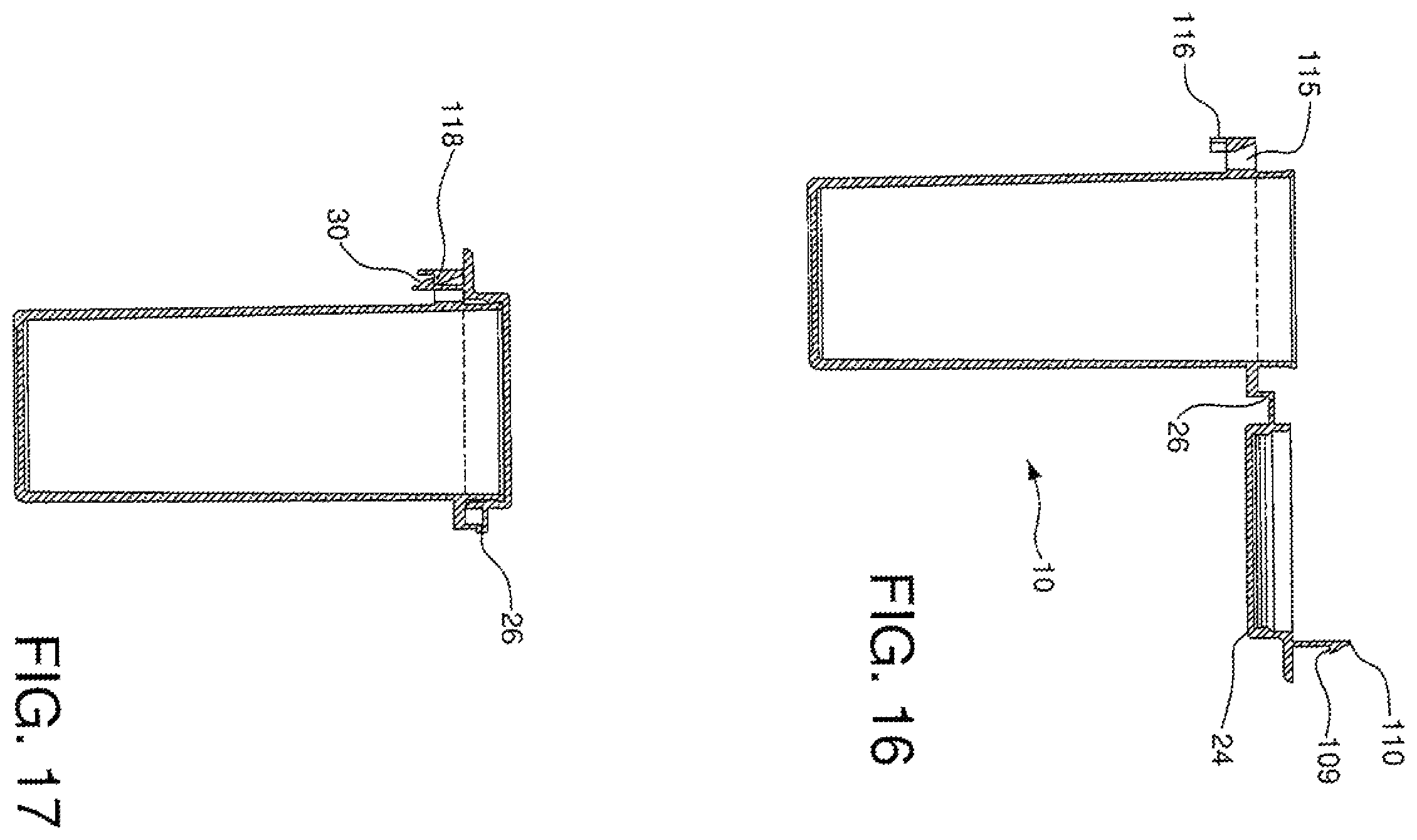 Patent US12129080 Figure 10 – Tab release child safety feature