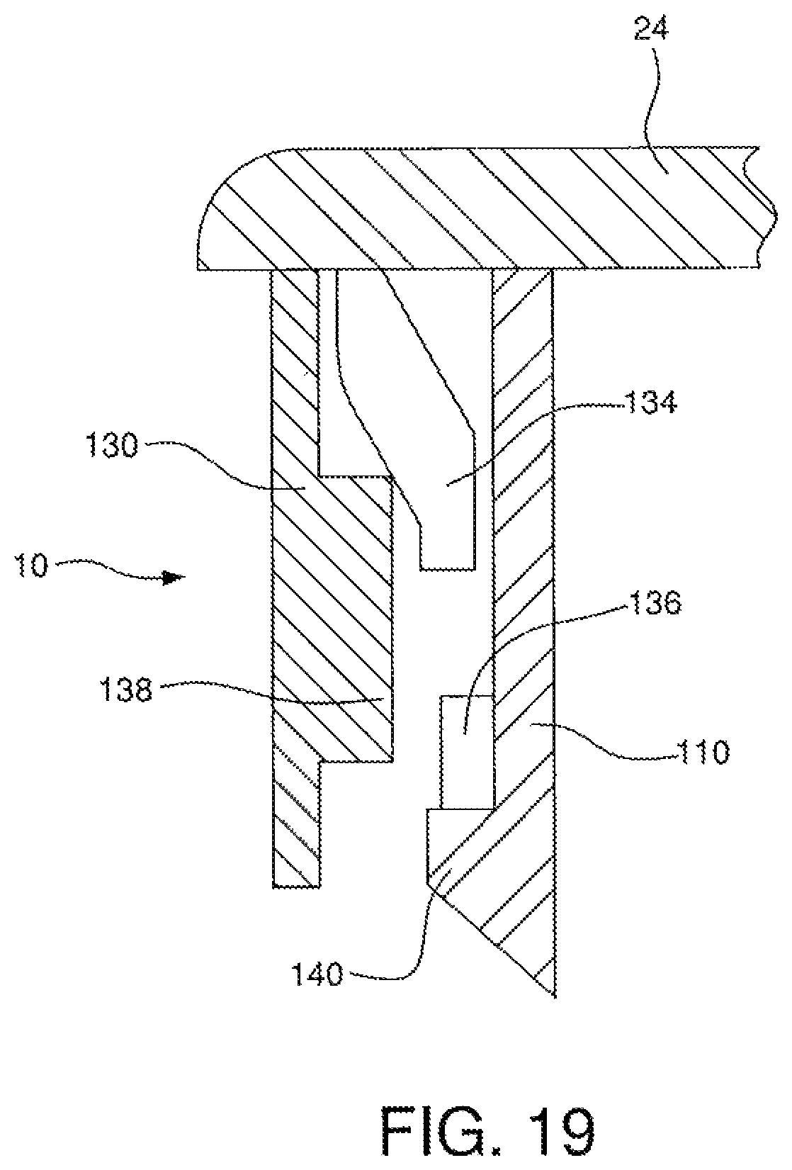 Patent US12129080 Figure 12 – Tab release child safety feature