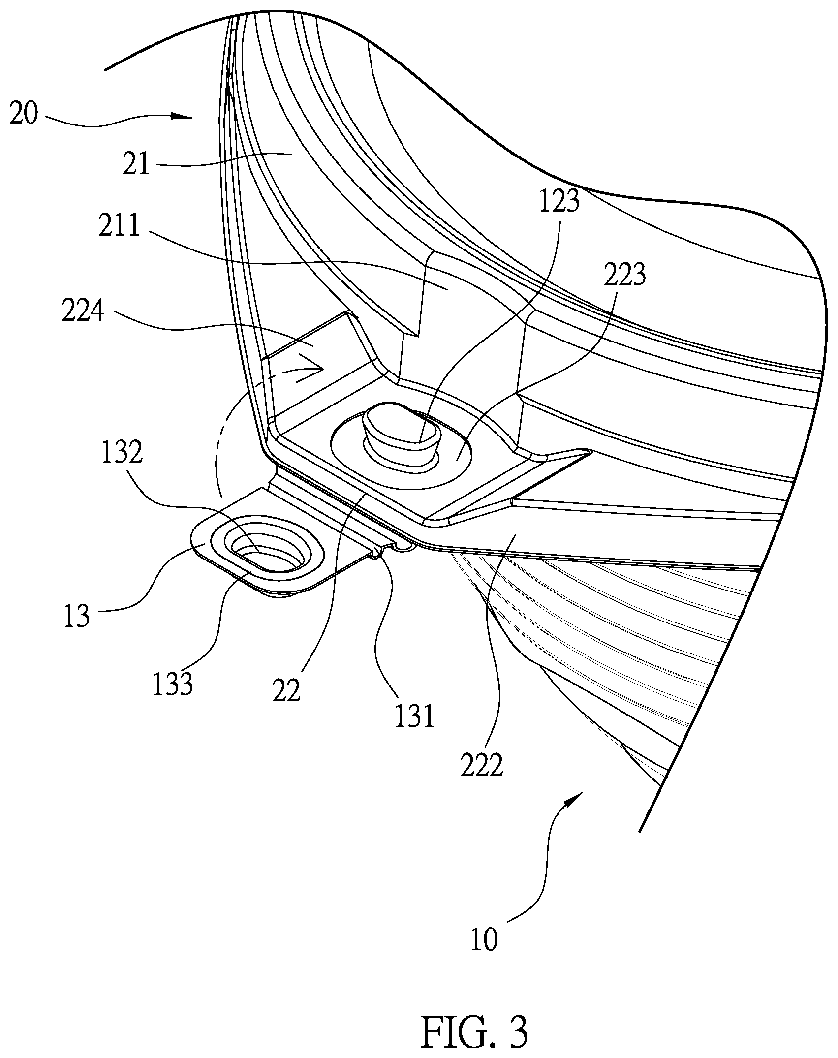 Patent US12129081 Figure 3 – Container