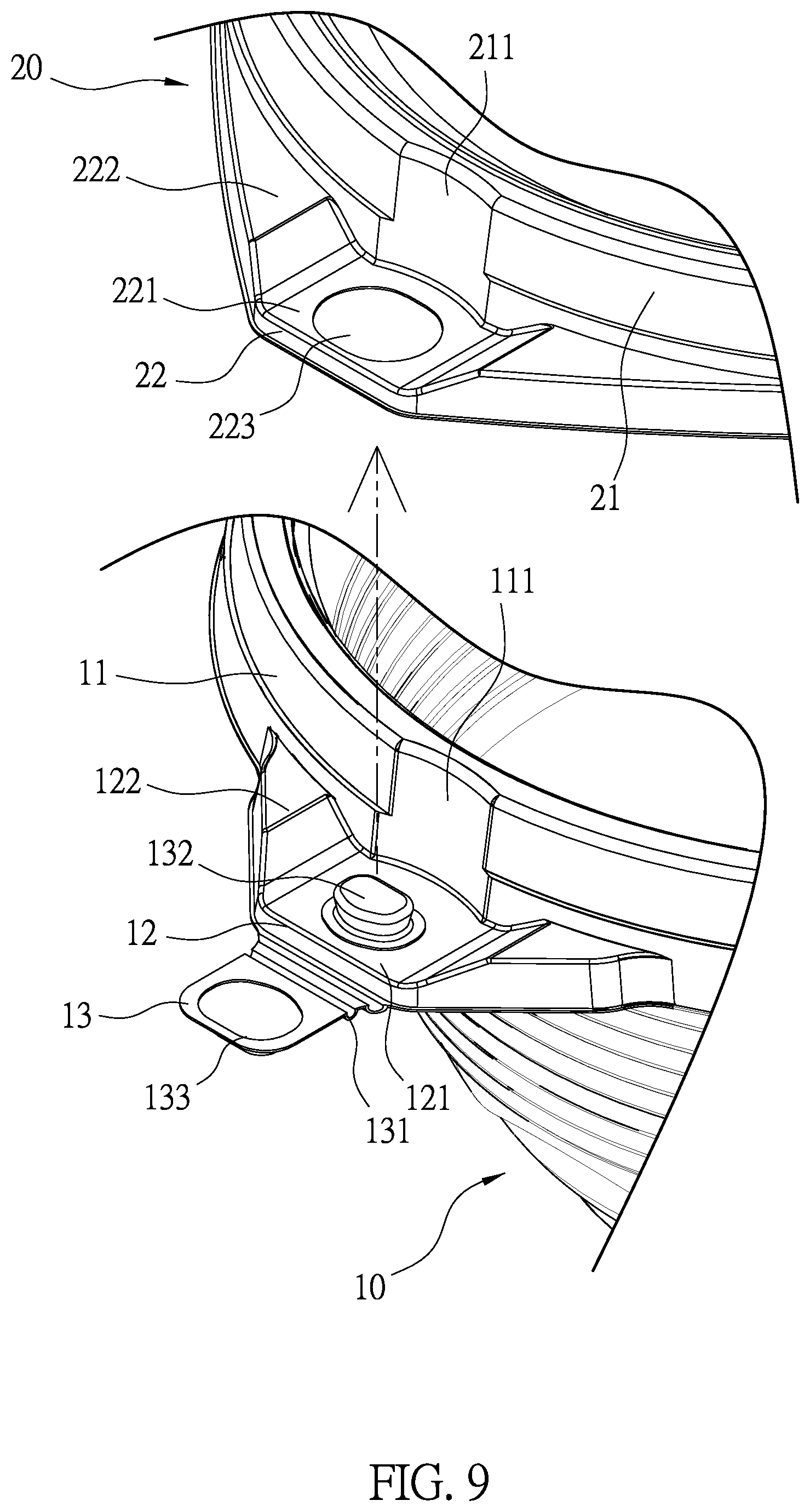 Patent US12129081 Figure 9 – Container