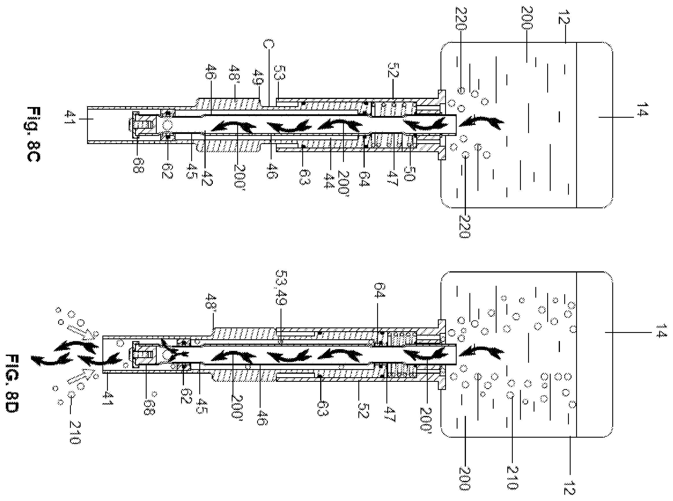 Patent US12129083 Figure 9 – Fuel container assembly