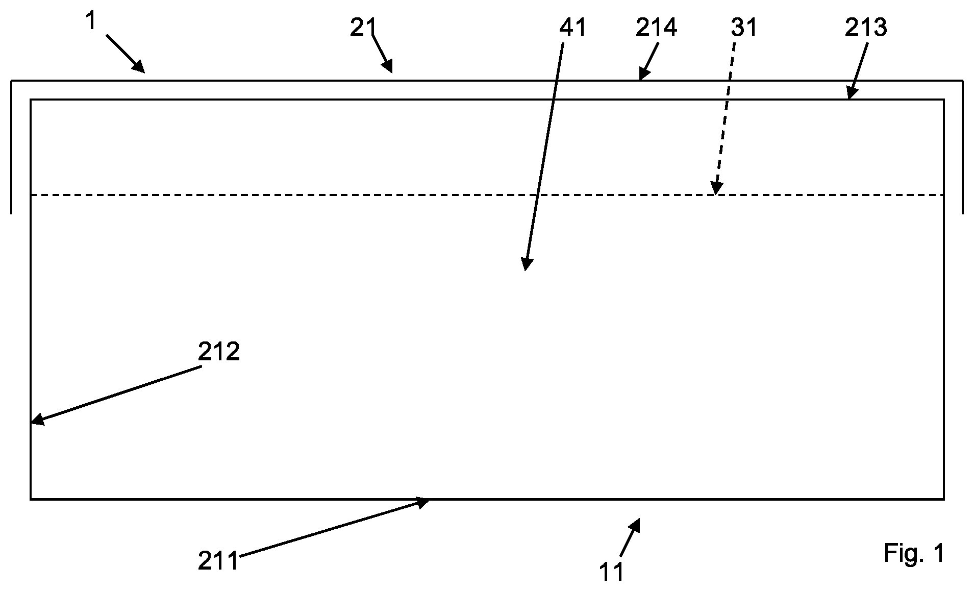 Patent US12129086 — Container for cosmetic products and production method therefor — Figure 1