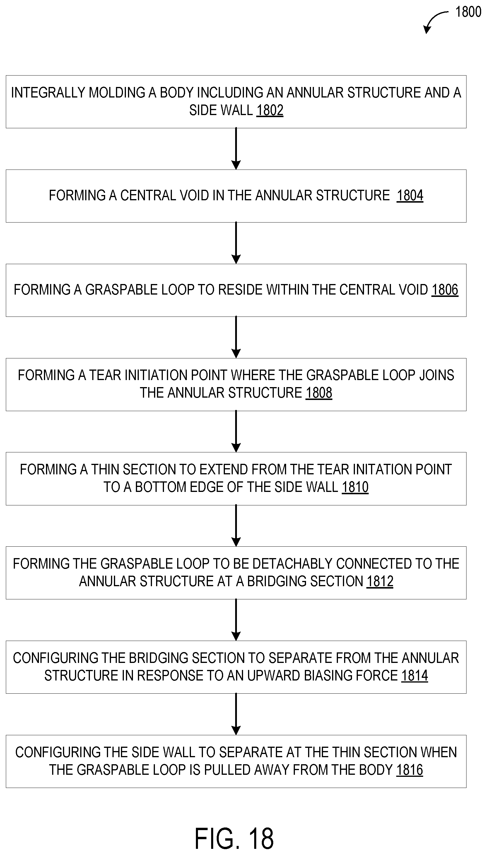 Patent US12129087 Figure 7 – Tamper-resistant secure container cover