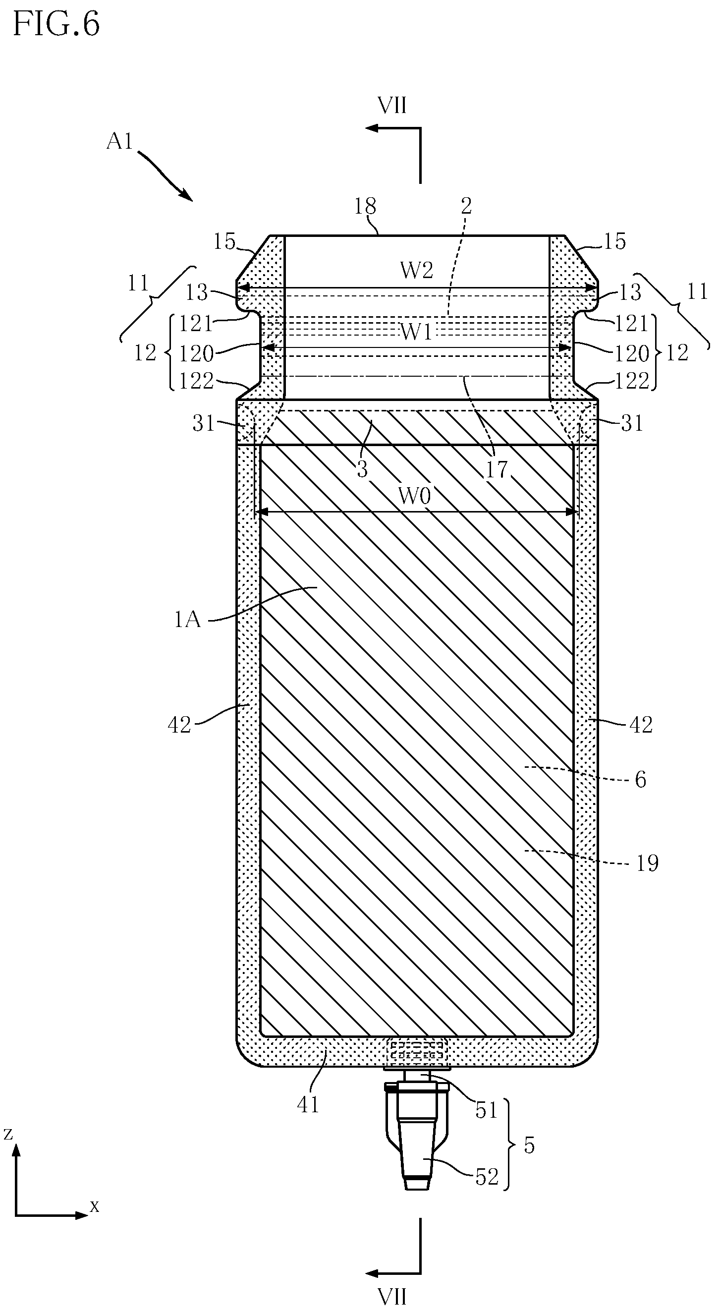 Patent US12129092 Figure 5 – Pouch-container packaging material, and pouch-container packaging body