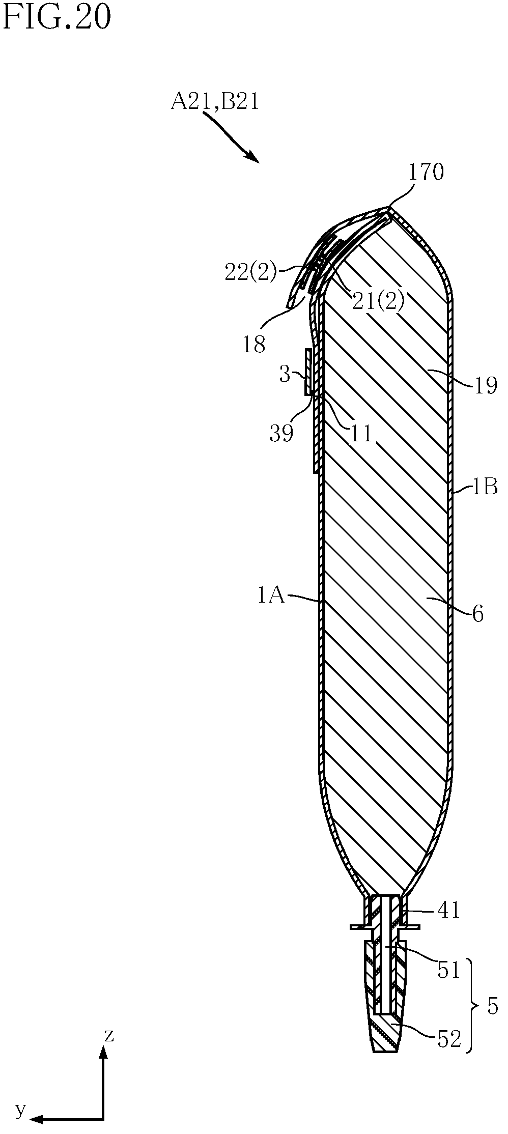 Patent US12129092 Figure 19 – Pouch-container packaging material, and pouch-container packaging body