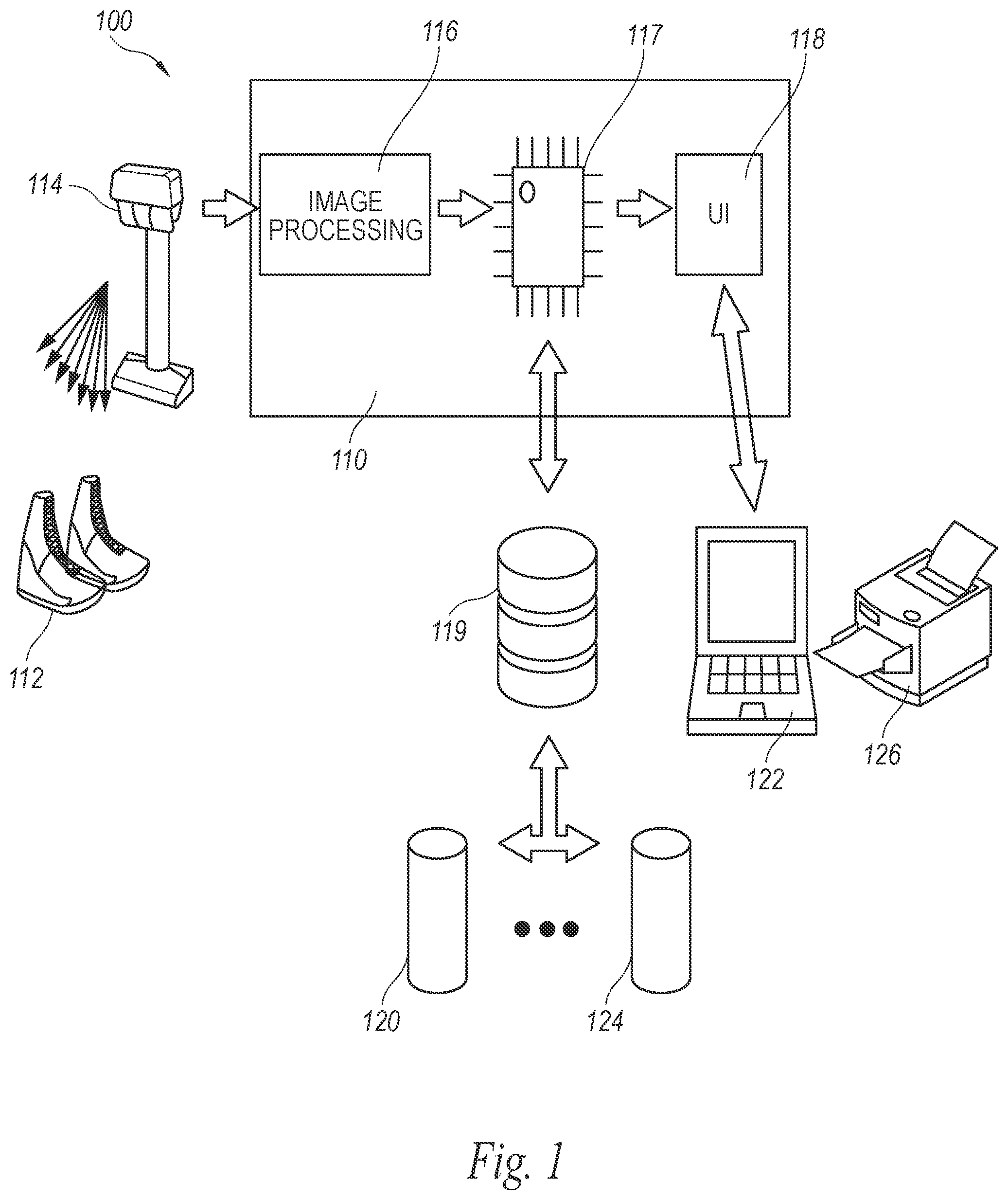 Patent US12129095 Figure 1 – Apparatus and system for authenticating, grading, and encapsulating collectibles