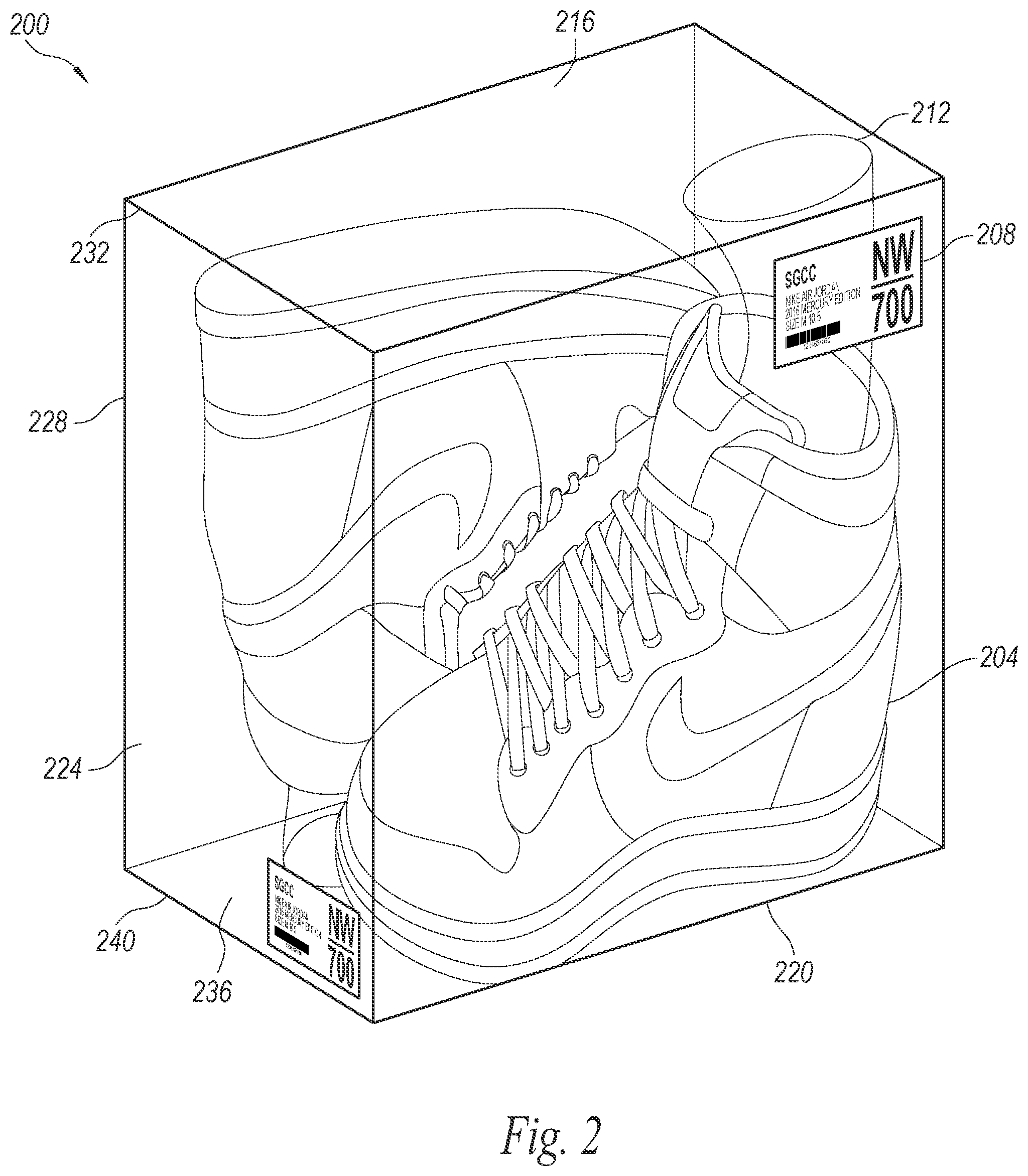 Patent US12129095 Figure 2 – Apparatus and system for authenticating, grading, and encapsulating collectibles