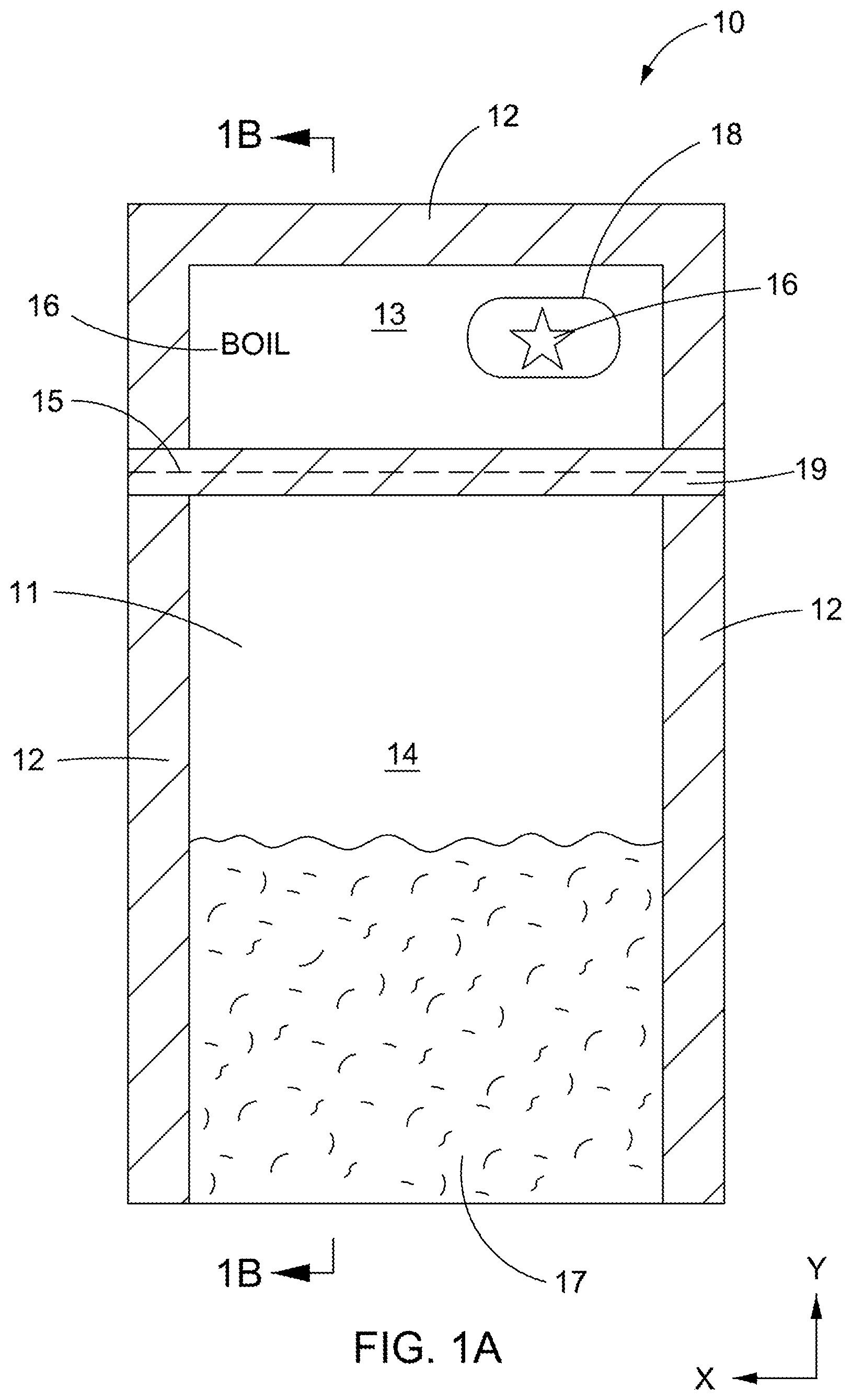 Patent US12129098 Figure 1 – Ovenable package