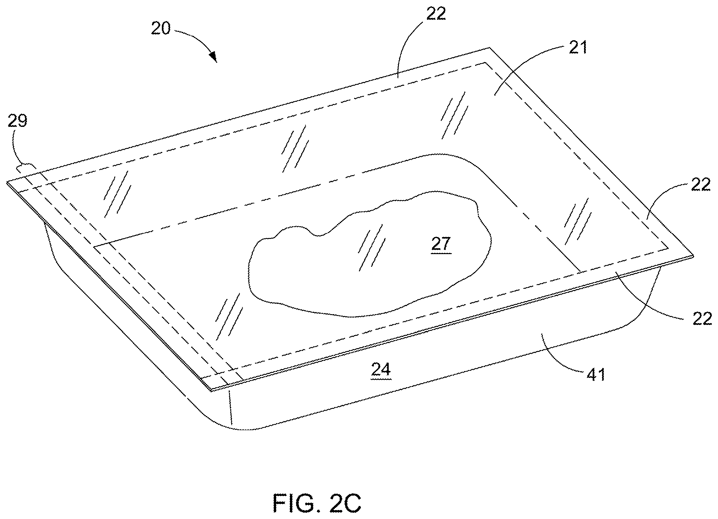 Patent US12129098 Figure 6 – Ovenable package