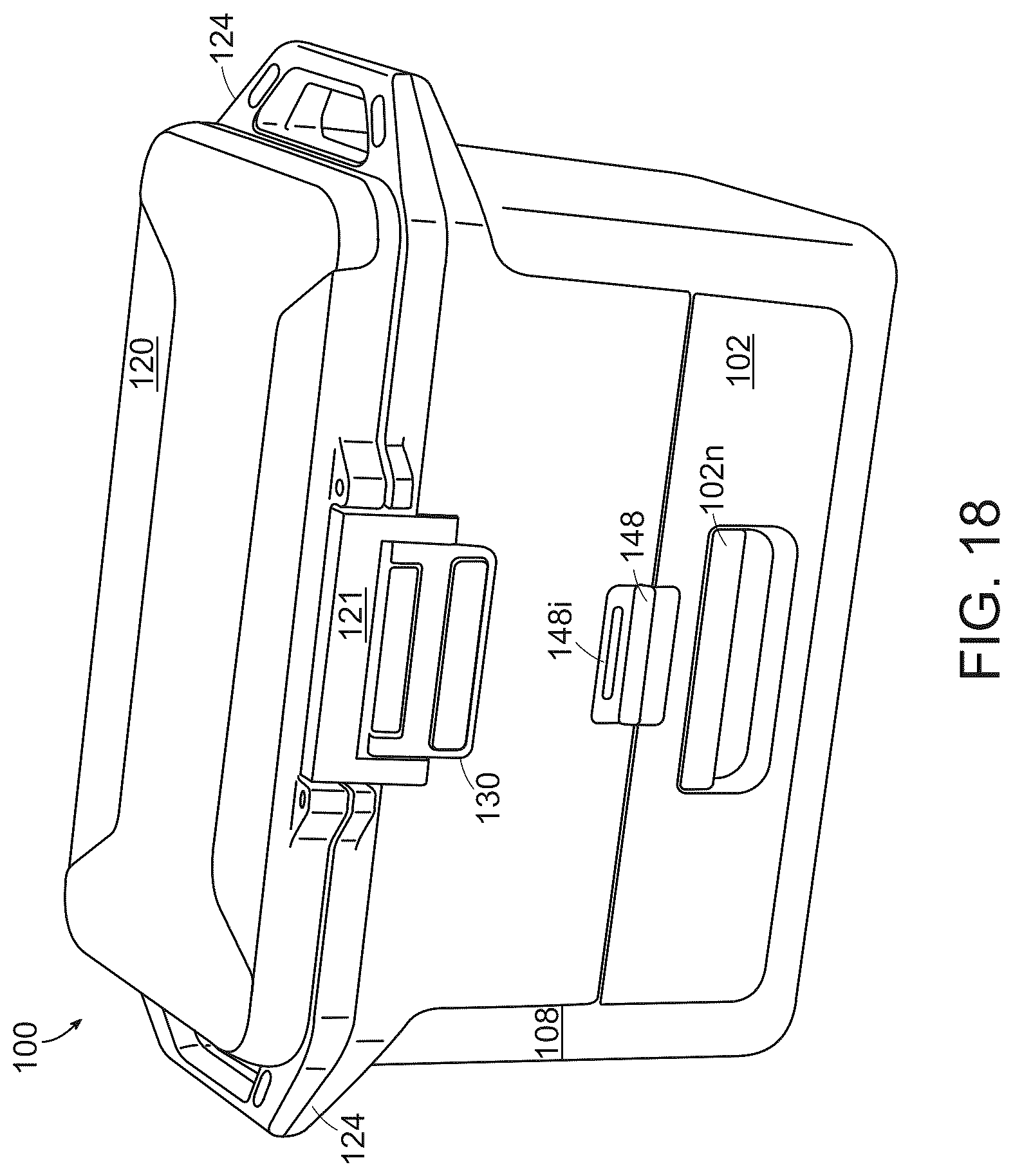 Patent US12129099 Figure 16 – Insulated container with a drawer