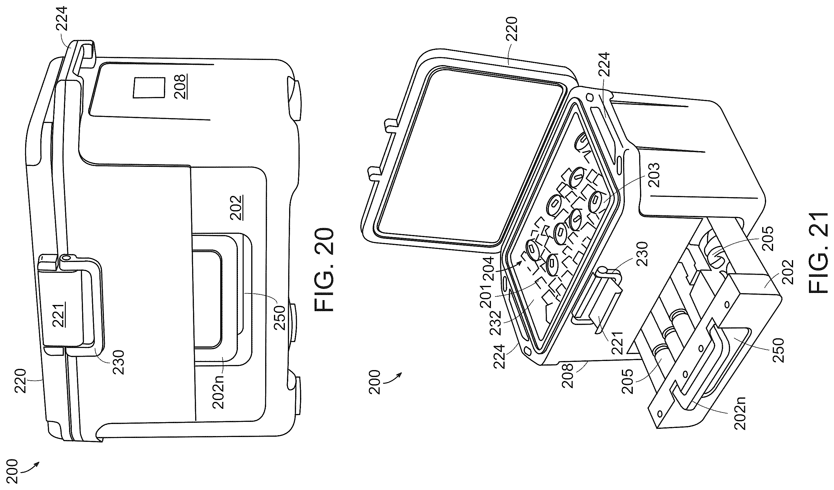 Patent US12129099 Figure 18 – Insulated container with a drawer