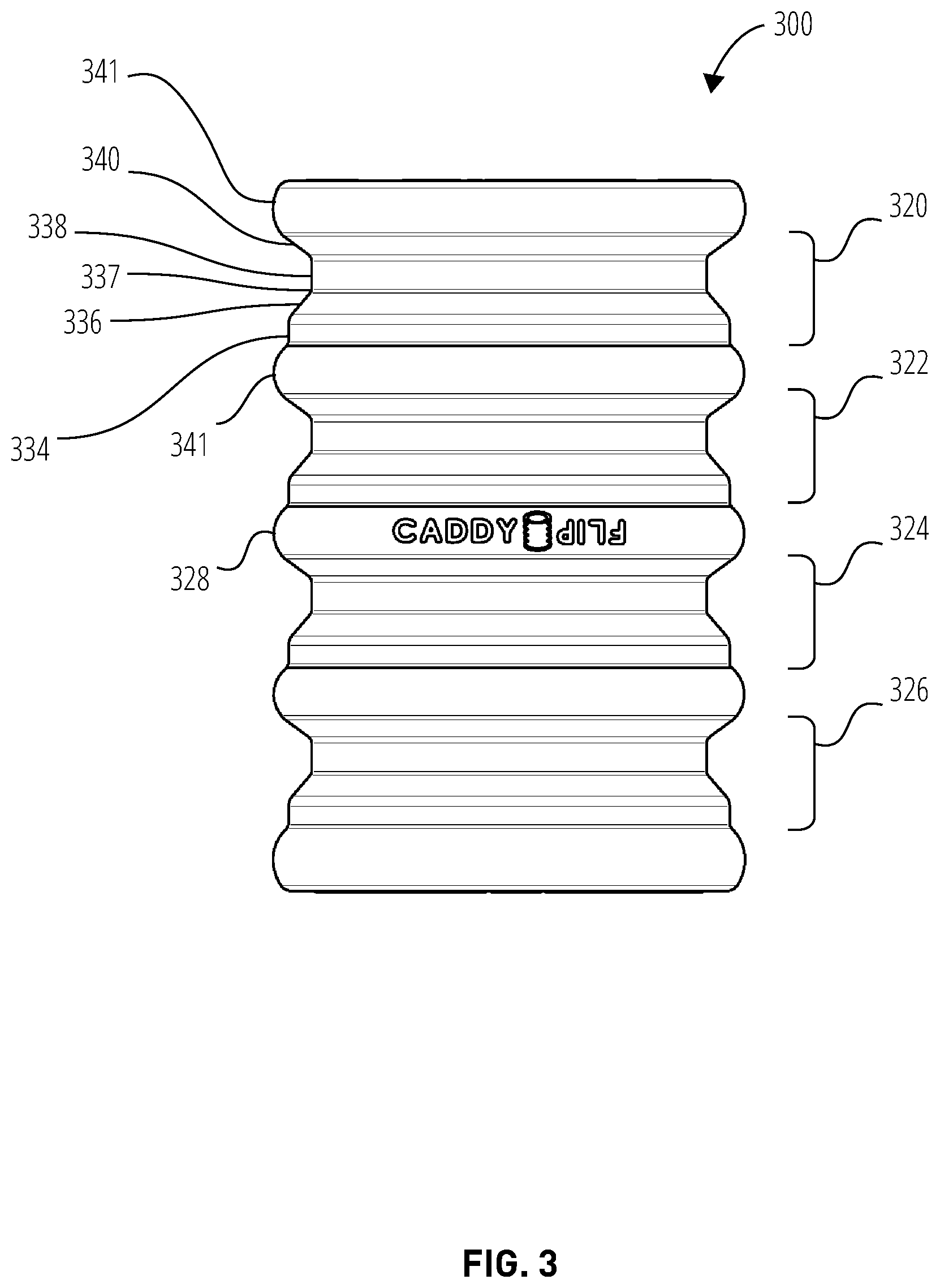 Patent US12129101 Figure 3 – Beverage insulator and methods of using same