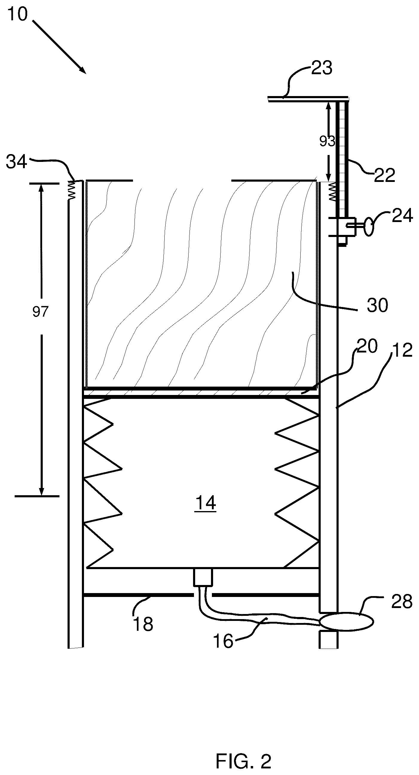 Patent US12129103 Figure 2 – Apparatus and method for storing, measuring and dispensing semi-solid food substances