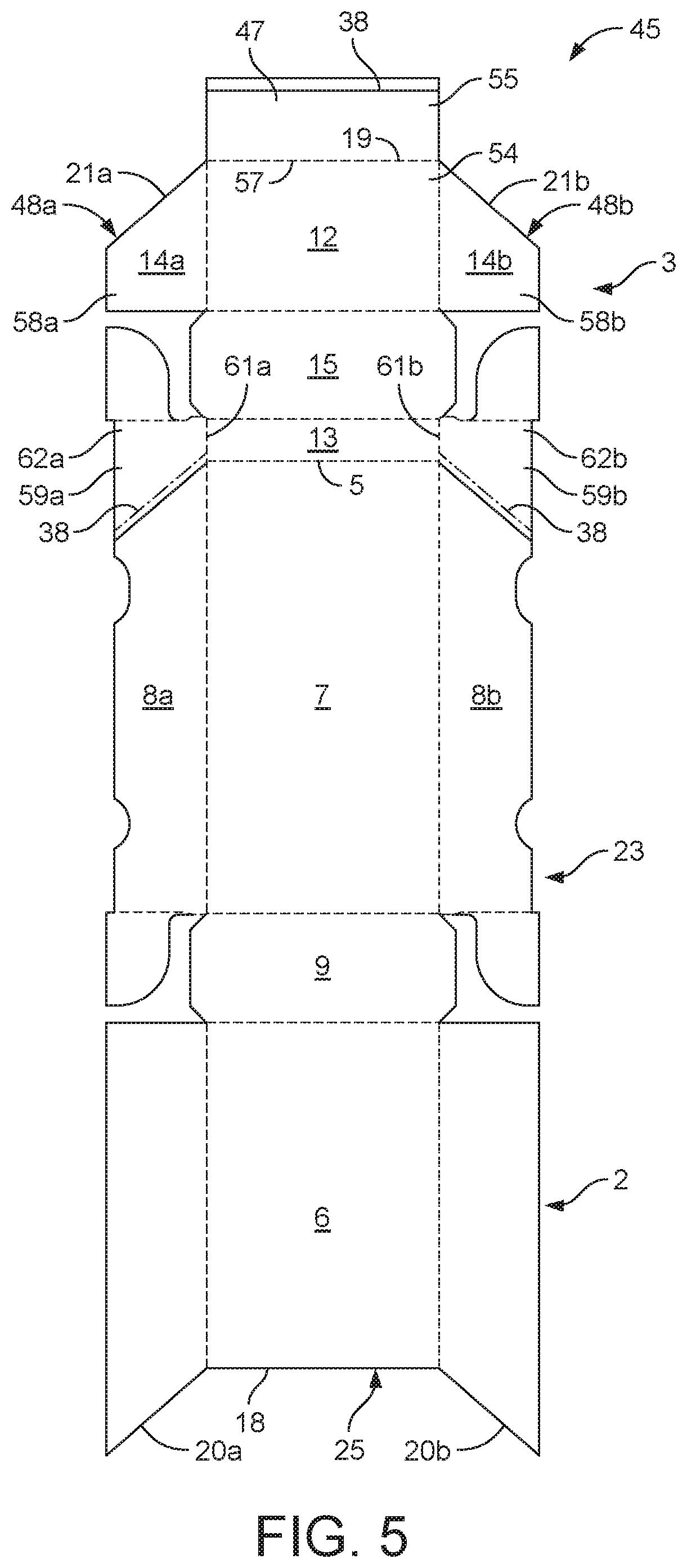Patent US12129105 Figure 8 – Package