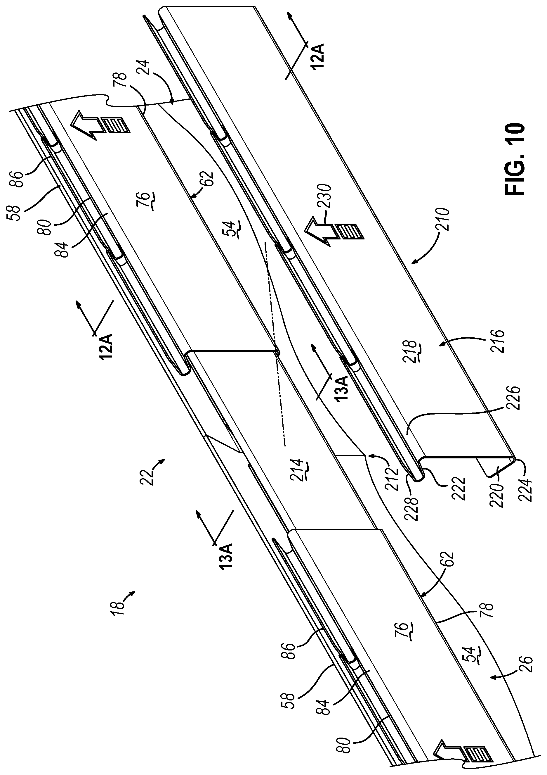 Patent US12129107 Figure 8 – Floating roof seal and related methods