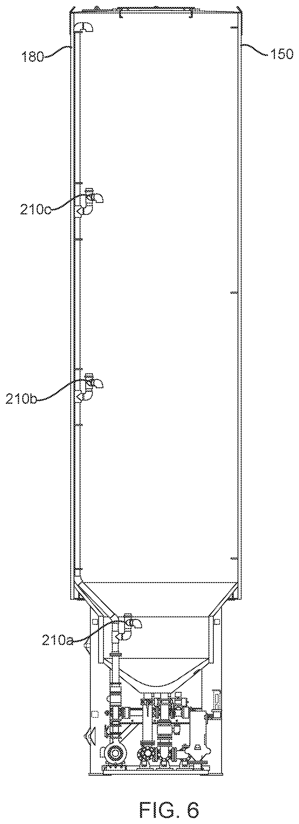 Patent US12129109 Figure 6 – Storage system for volatile liquids