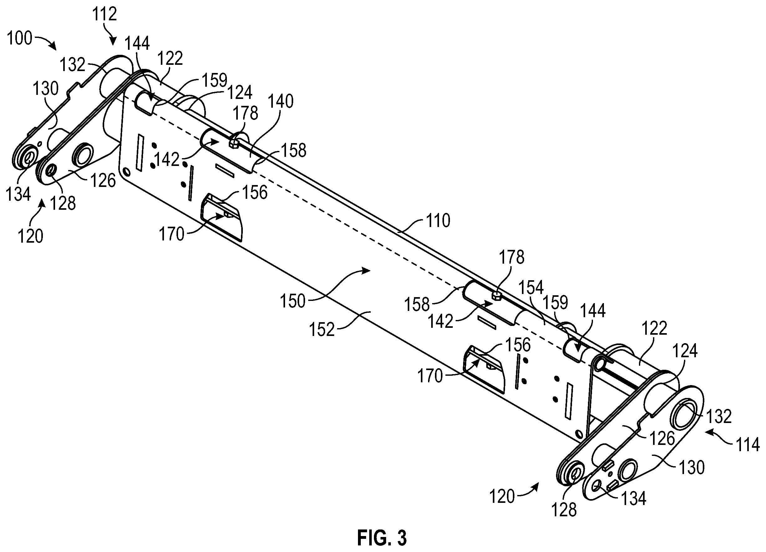 Patent US12129111 Figure 3 – Attachment system for vehicle
