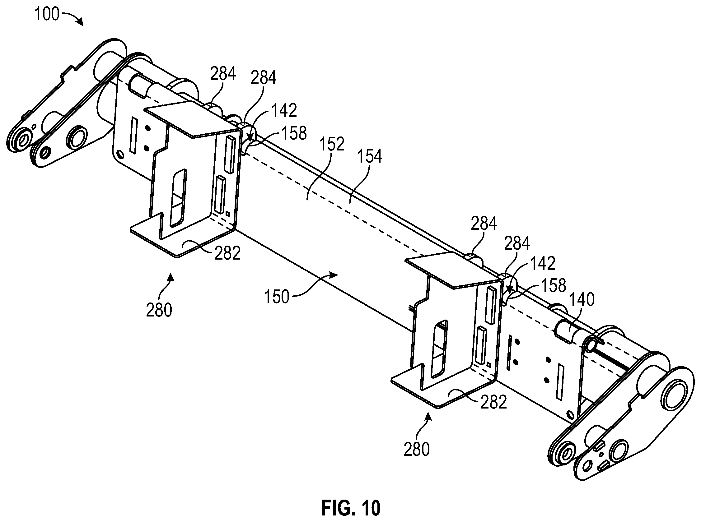 Patent US12129111 Figure 9 – Attachment system for vehicle