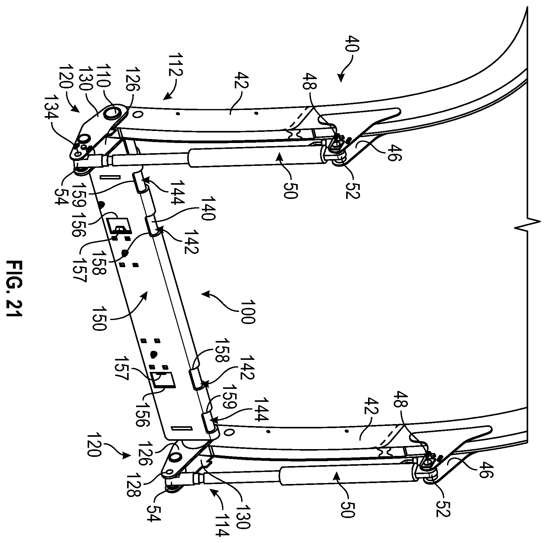 Patent US12129111 Figure 16 – Attachment system for vehicle
