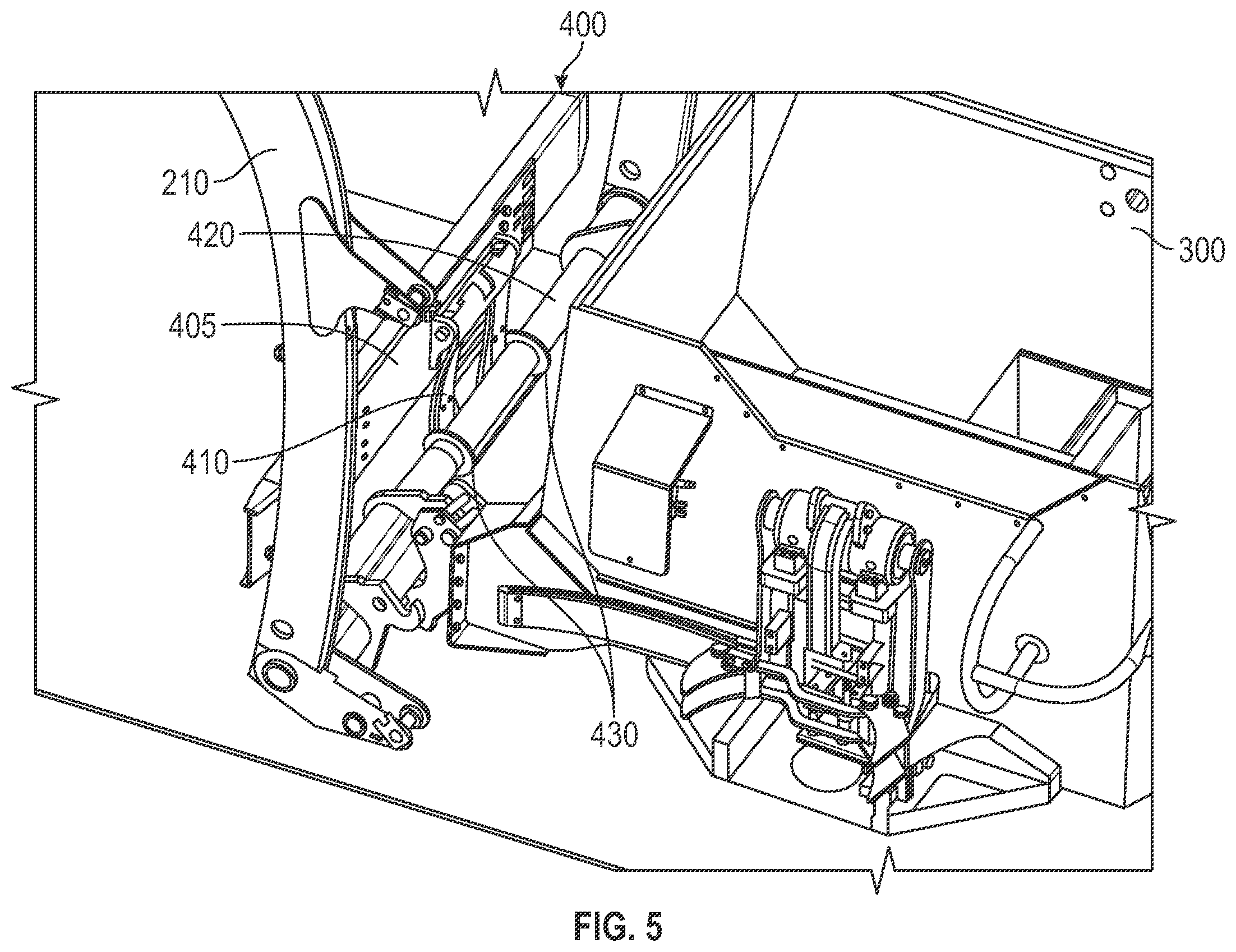 Patent US12129112 Figure 5 – Carry can lateral stabilizer