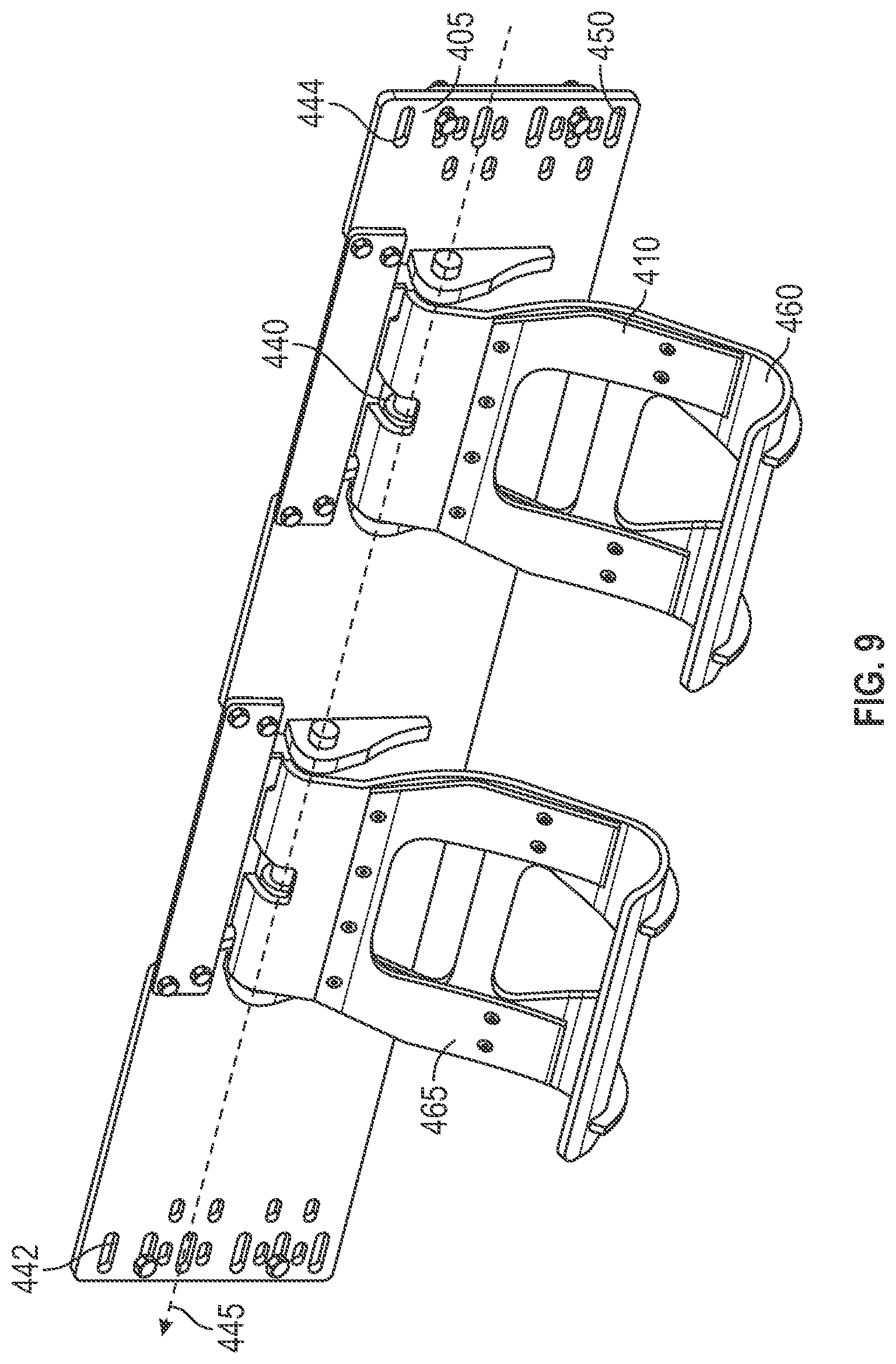 Patent US12129112 Figure 9 – Carry can lateral stabilizer