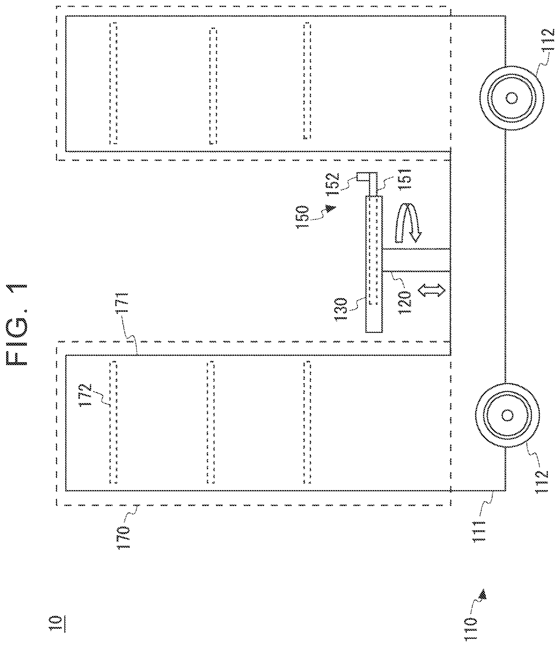 Patent US12129115 Figure 1 – Transport system and transport method