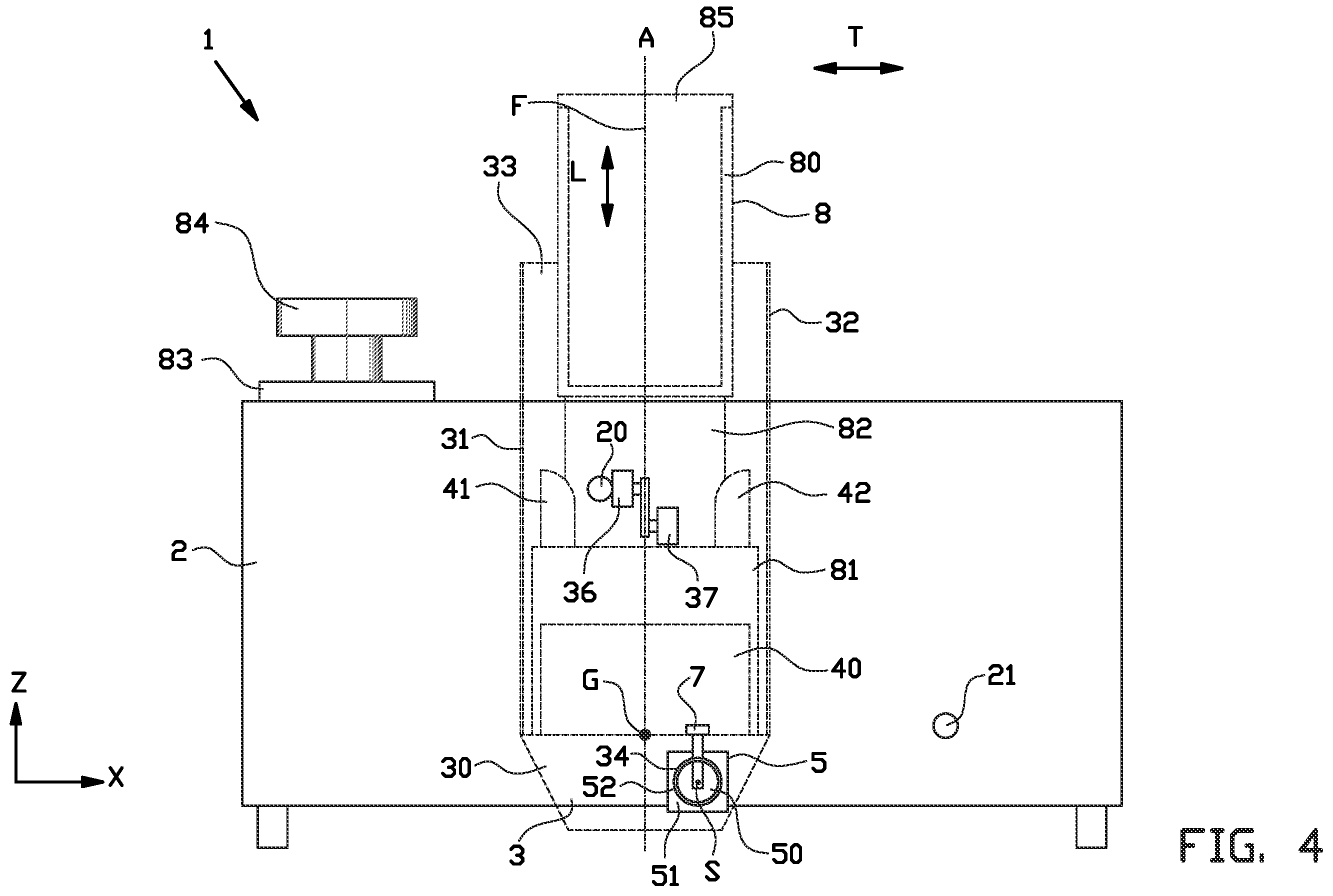 Patent US12129116 Figure 4 – Filling station and method for filling a feeder unit with discrete medicaments