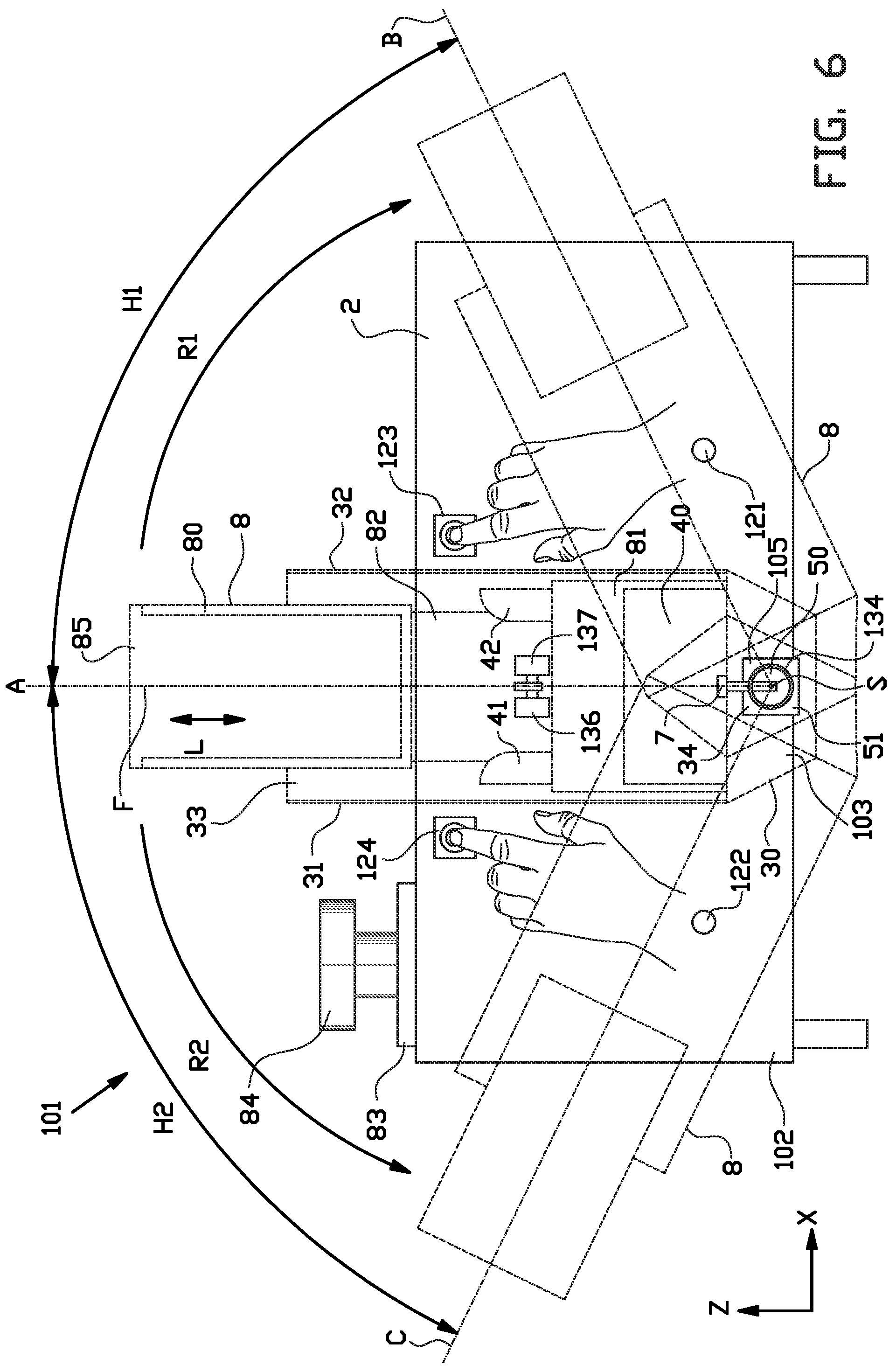 Patent US12129116 Figure 6 – Filling station and method for filling a feeder unit with discrete medicaments