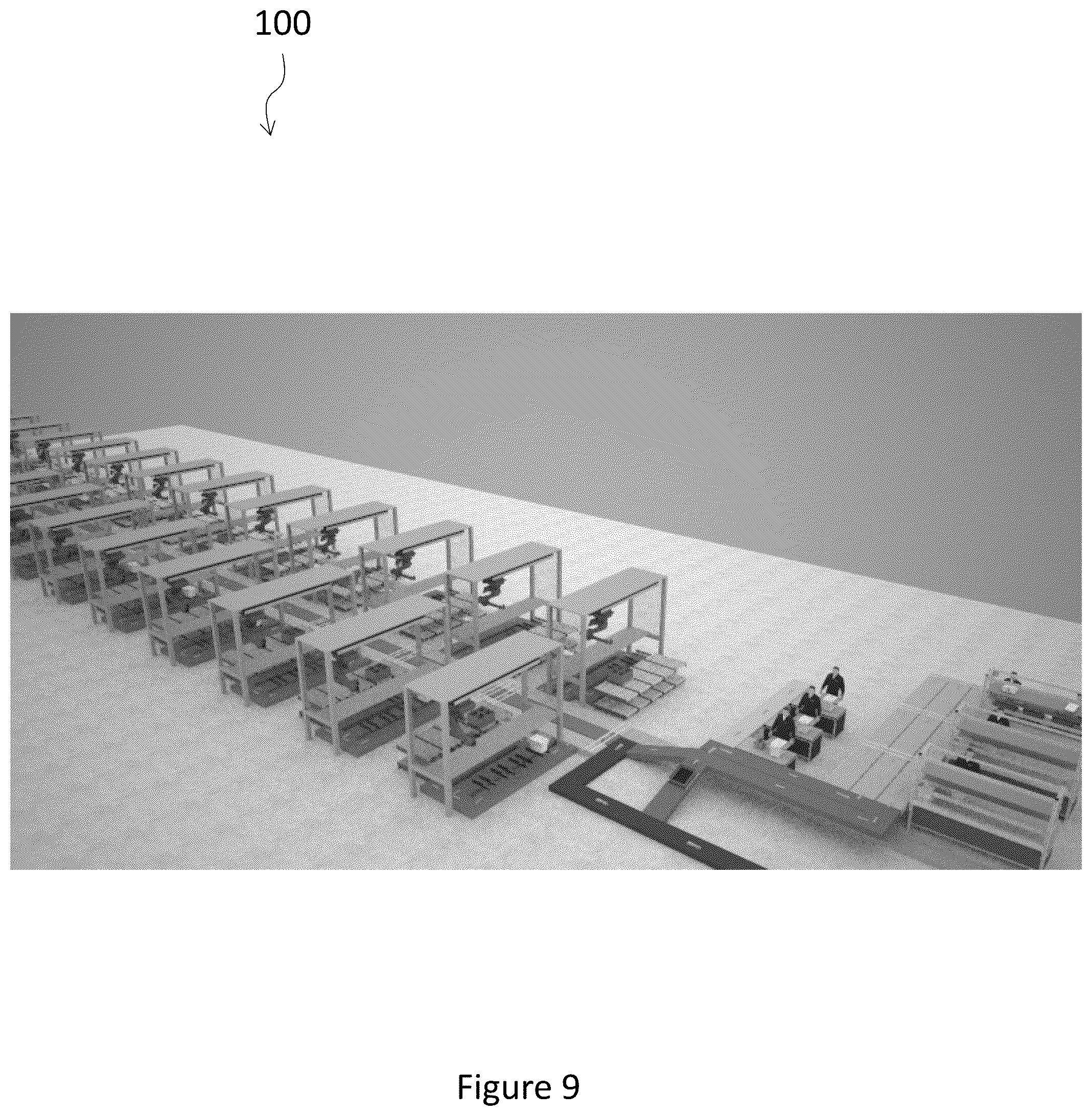 Patent US12129122 Figure 11 – Modular inventory handling system and method