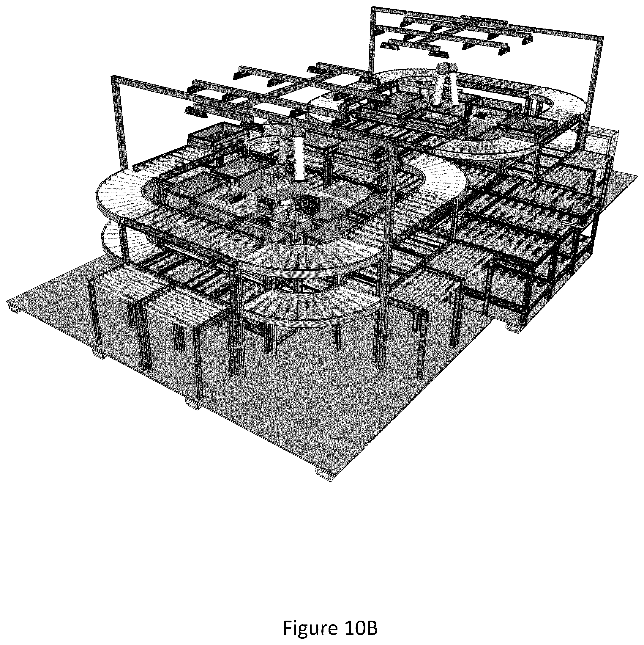 Patent US12129122 Figure 13 – Modular inventory handling system and method
