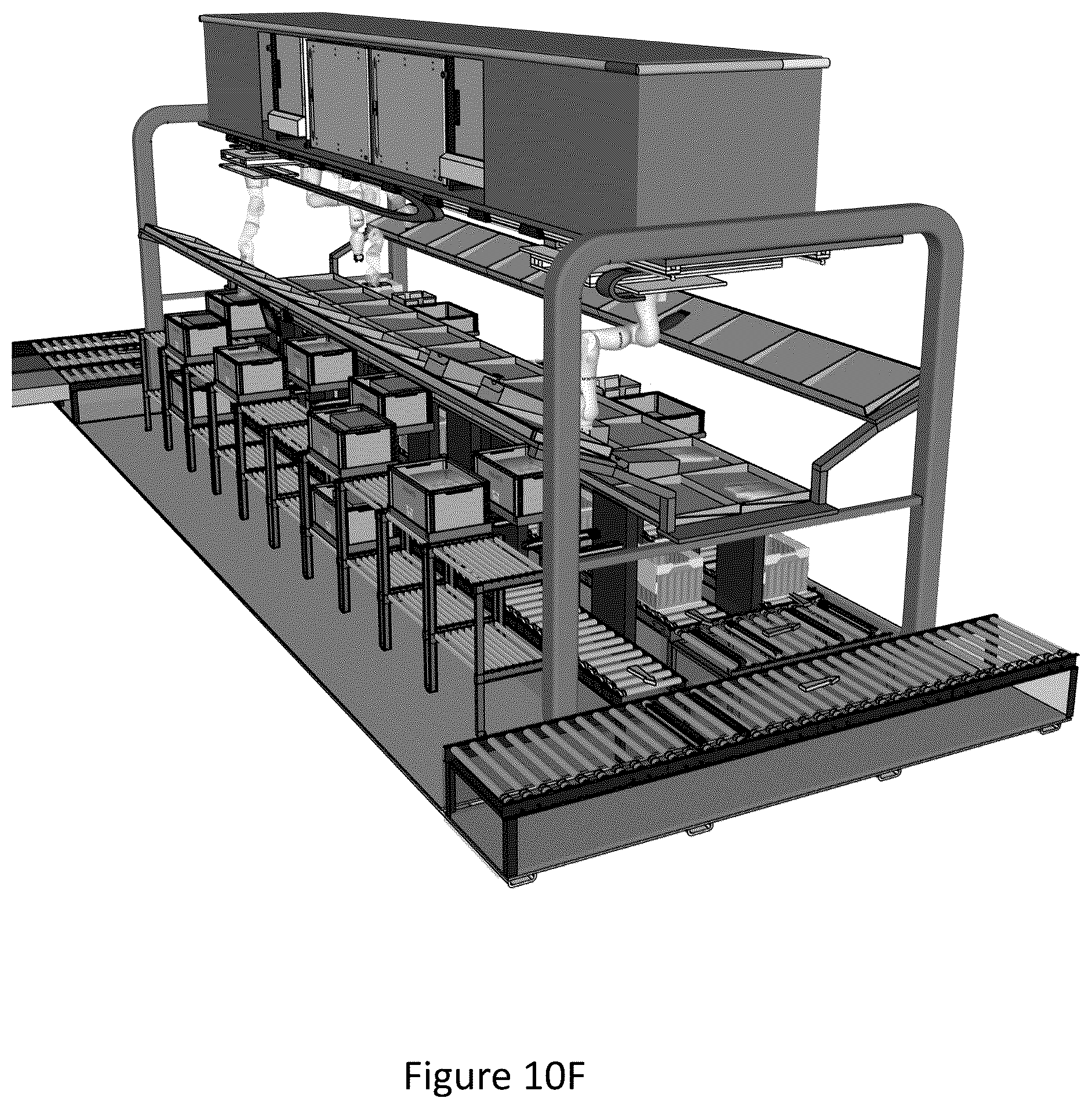 Patent US12129122 Figure 16 – Modular inventory handling system and method