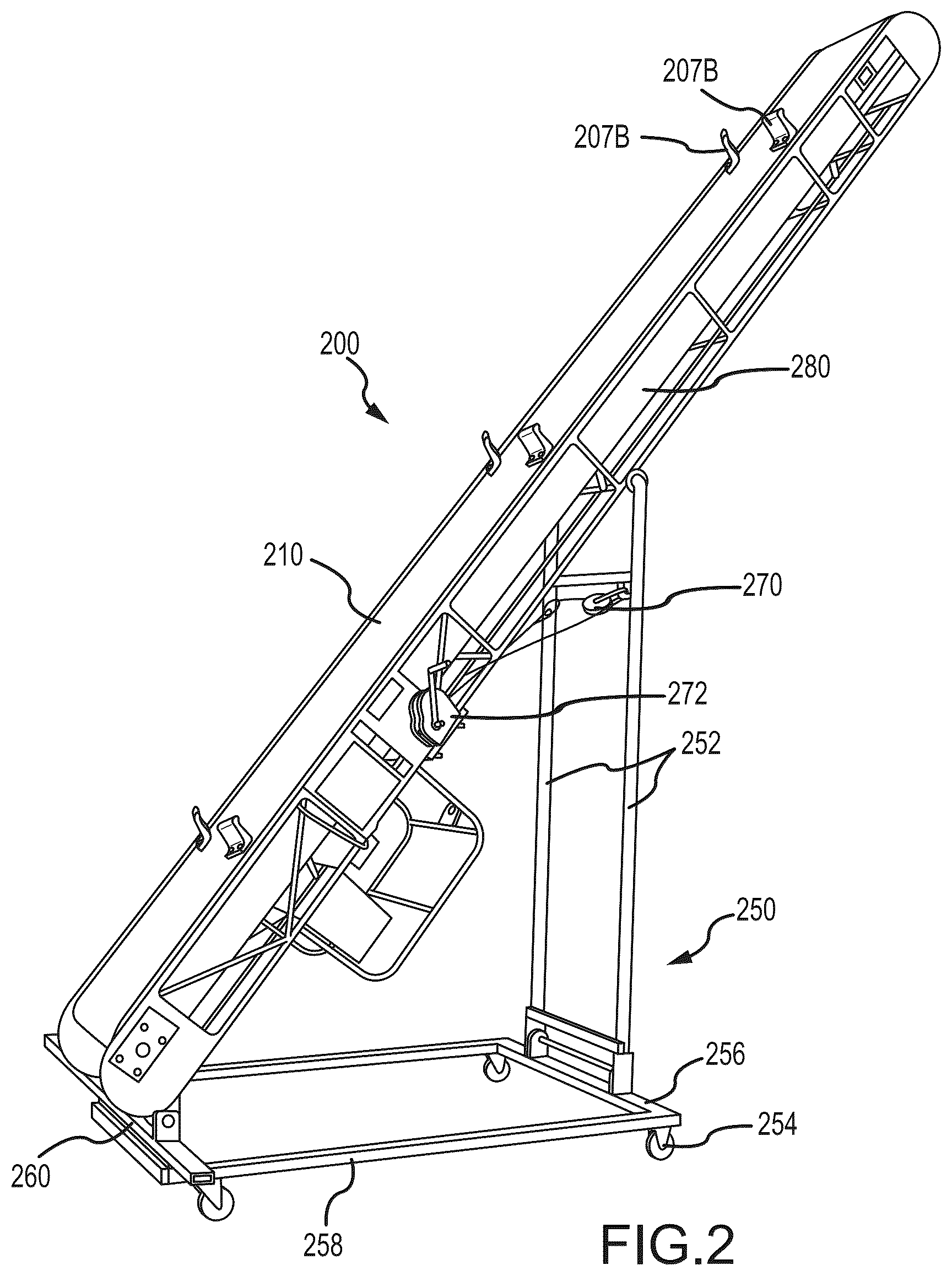 Patent US12129124 Figure 2 – Method and system for conveying articles and an apparatus for doing the same