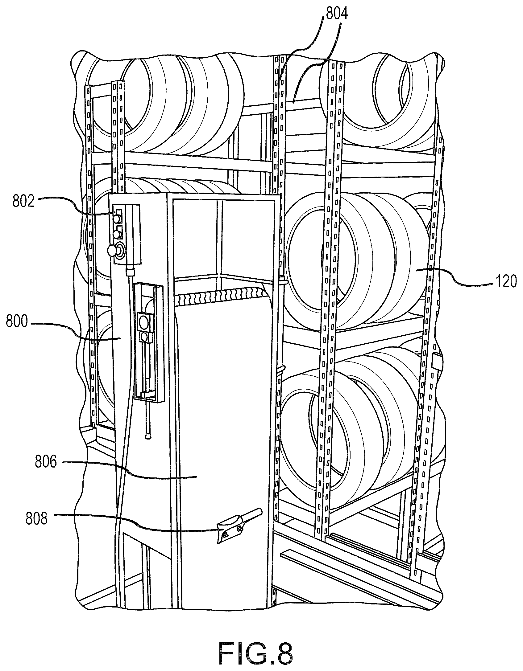 Patent US12129124 Figure 7 – Method and system for conveying articles and an apparatus for doing the same