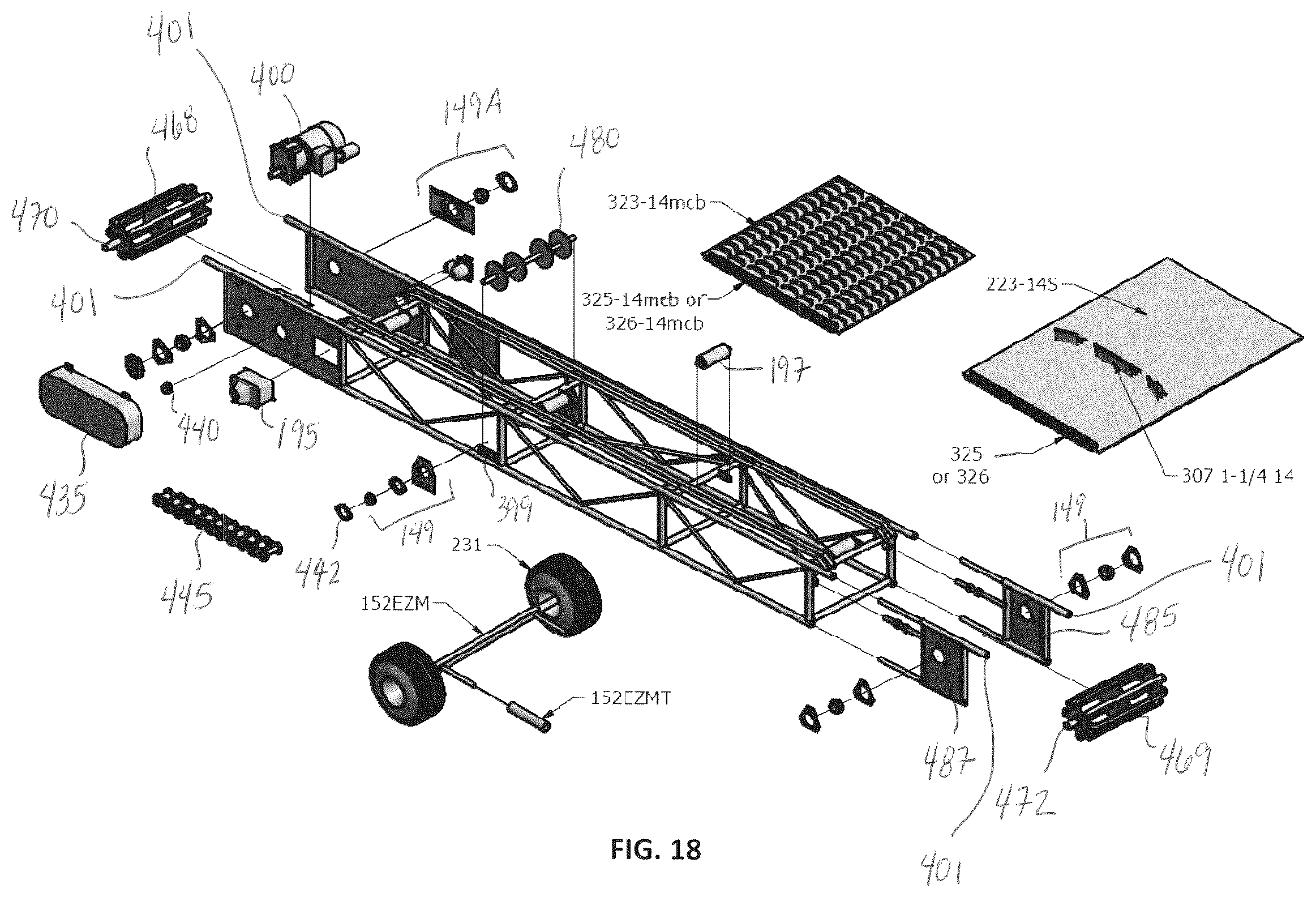 Patent US12129124 Figure 15 – Method and system for conveying articles and an apparatus for doing the same