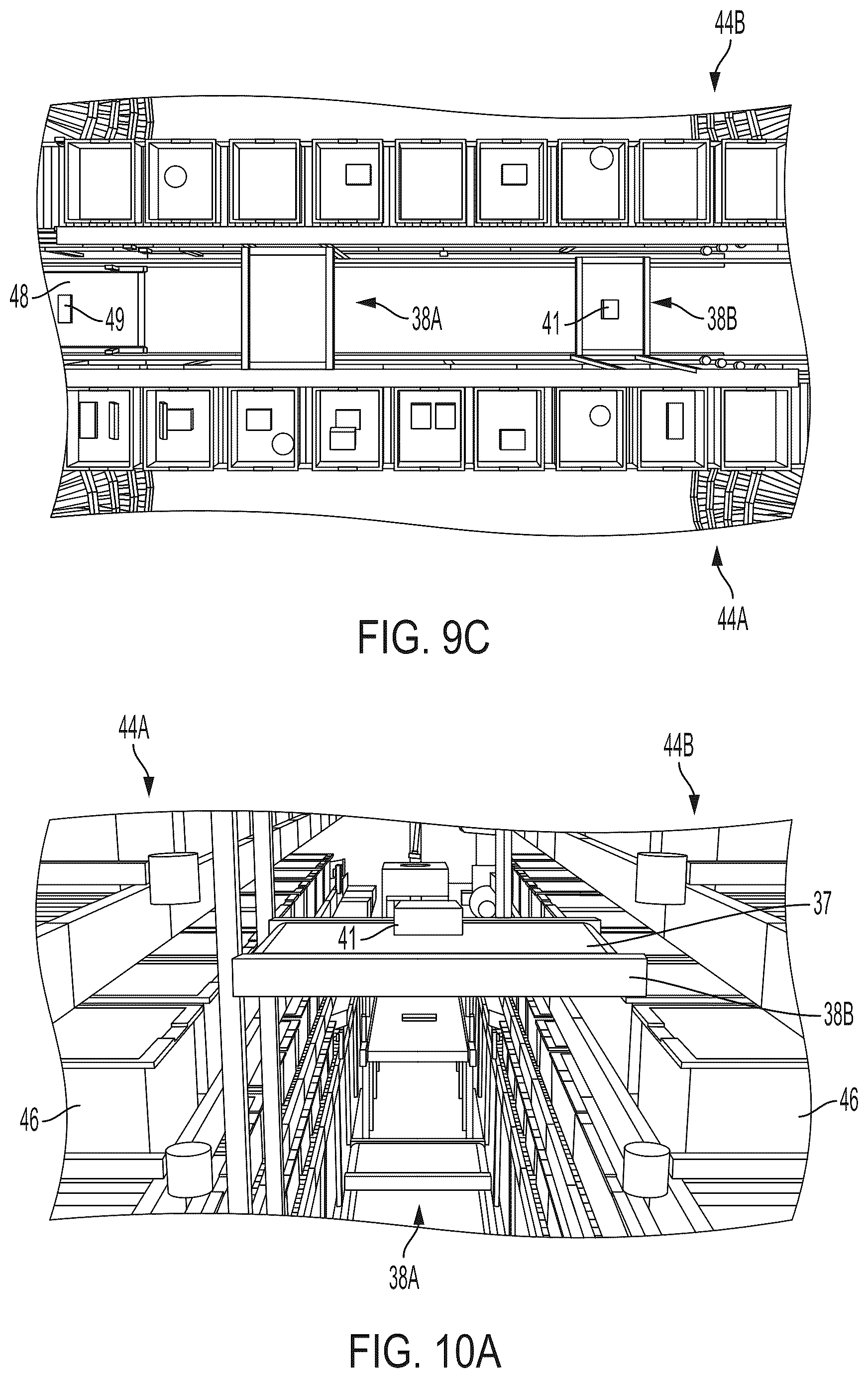 Patent US12129125 Figure 10 – Systems and methods for providing order fulfillment using a conveyor takeaway system
