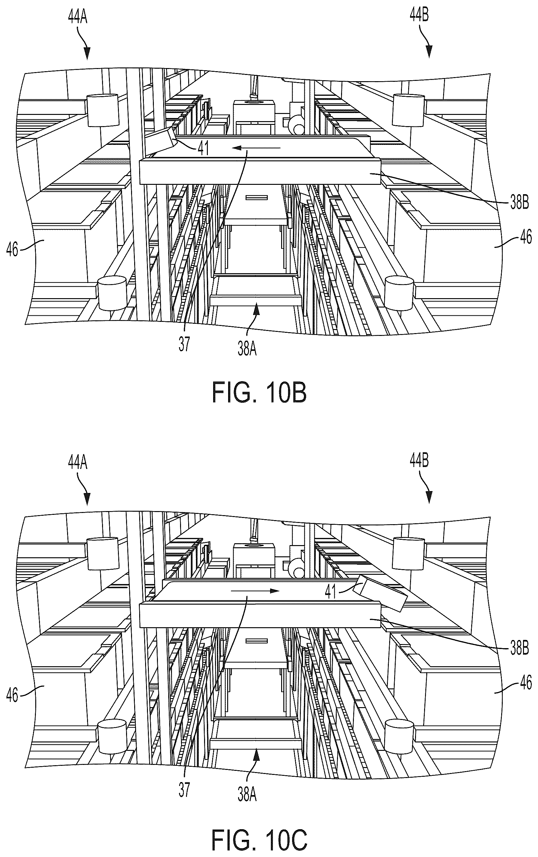 Patent US12129125 Figure 11 – Systems and methods for providing order fulfillment using a conveyor takeaway system