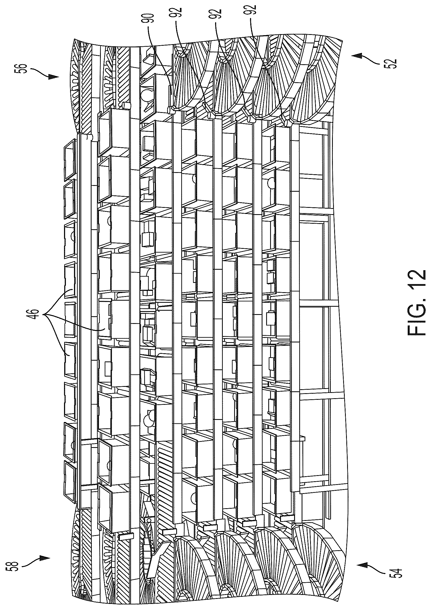 Patent US12129125 Figure 13 – Systems and methods for providing order fulfillment using a conveyor takeaway system