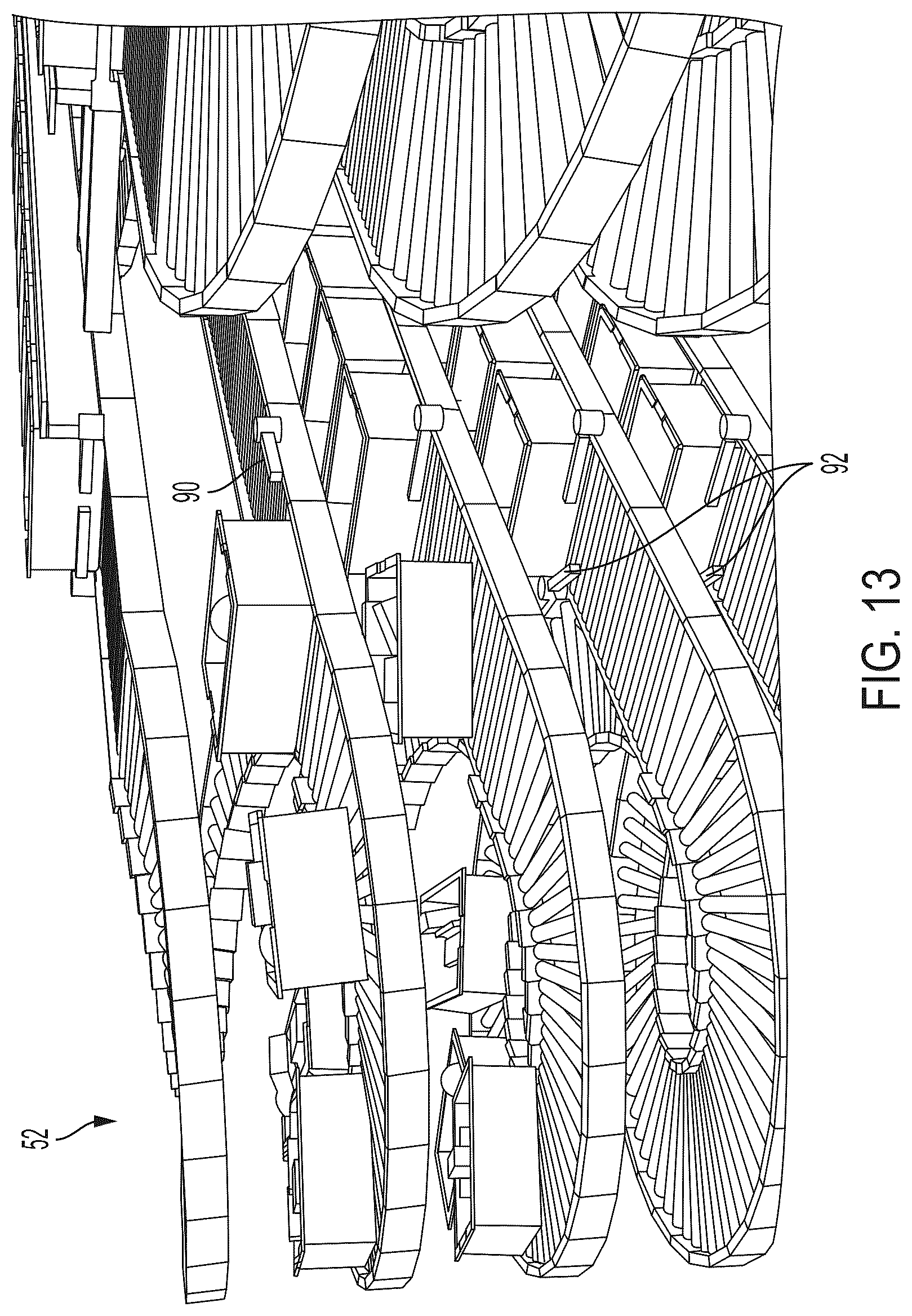 Patent US12129125 Figure 14 – Systems and methods for providing order fulfillment using a conveyor takeaway system