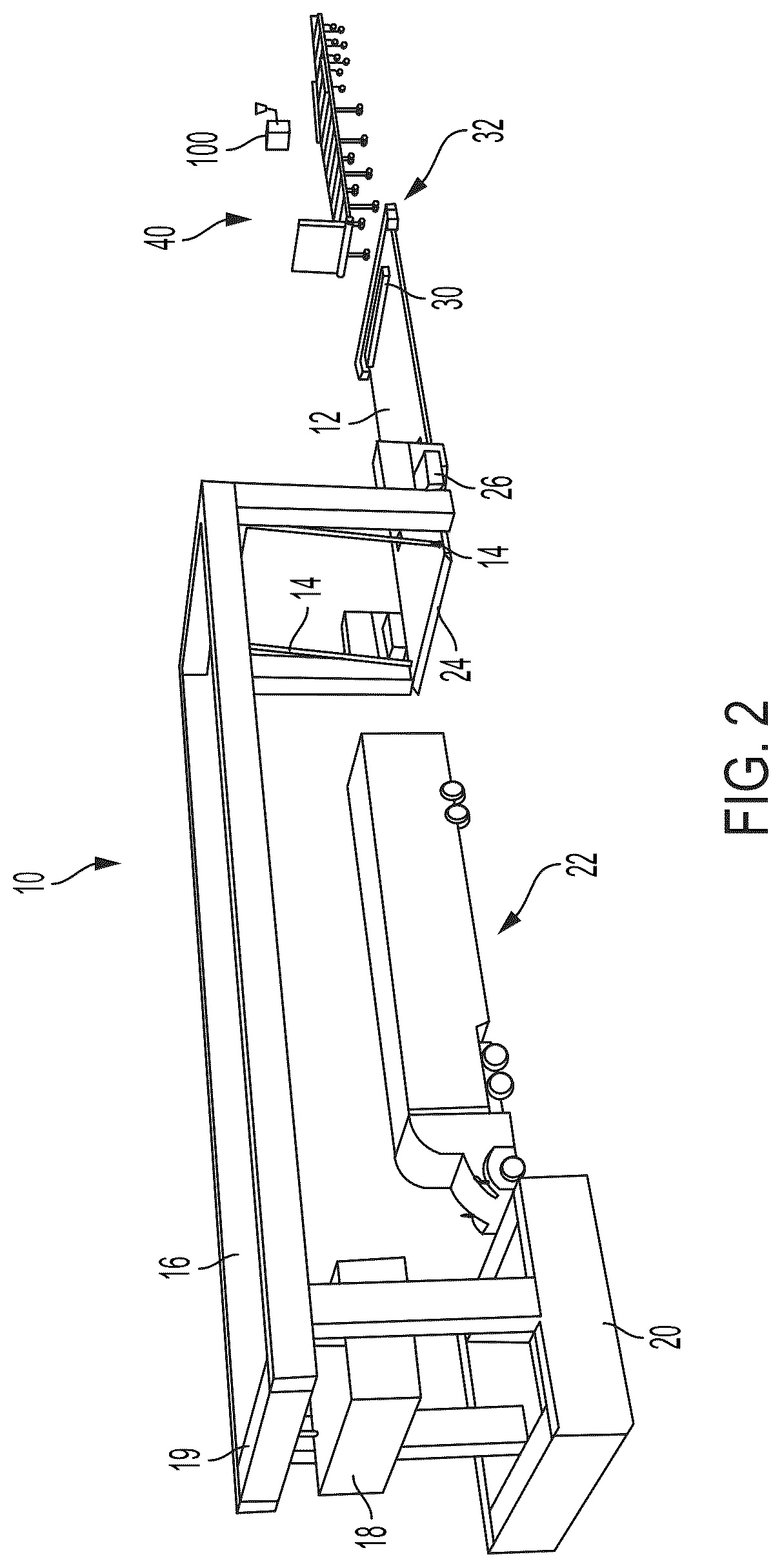 Patent US12129127 Figure 2 – Dynamic processing of objects provided in elevated vehicles with evacuation systems and methods for receiving objects