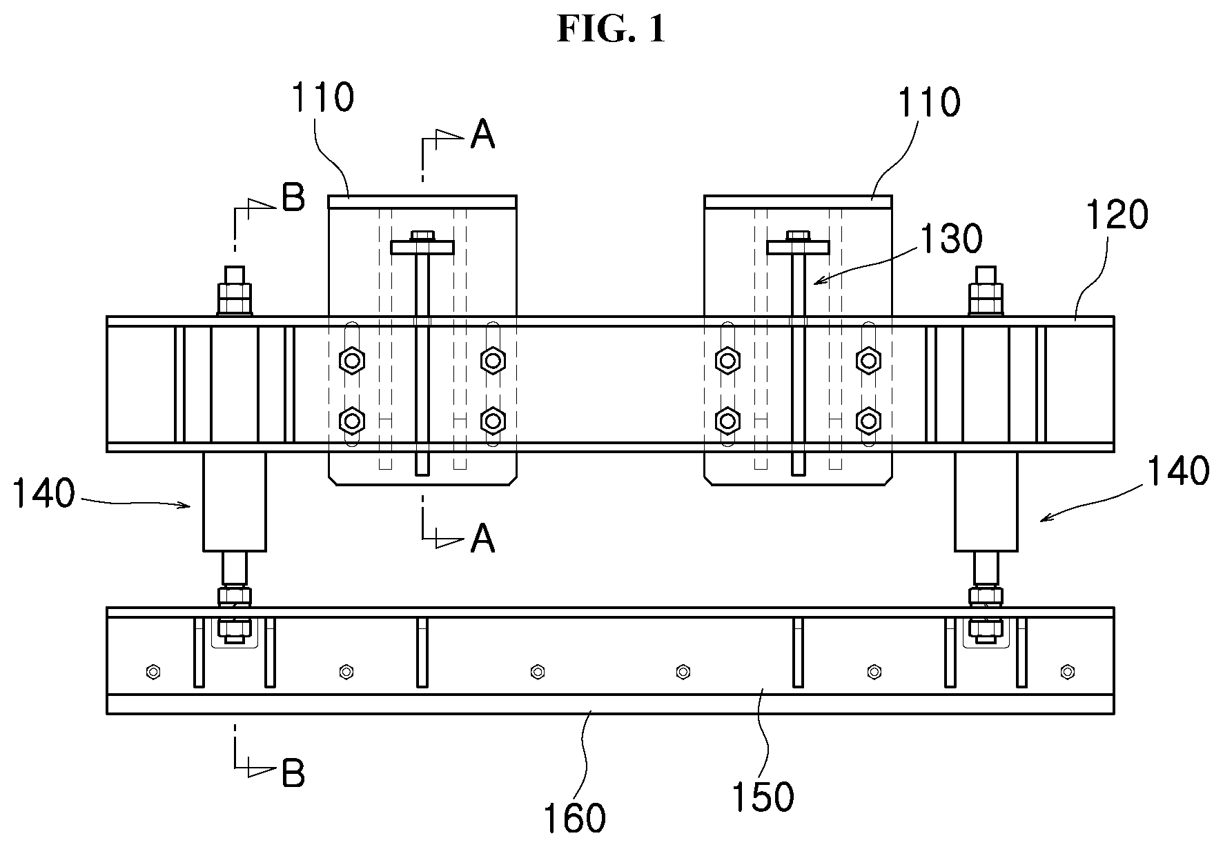 Patent US12129128 Figure 1 – Cleaner device for belt conveyor